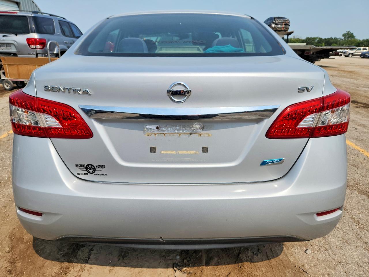 2013 Nissan Sentra S Серебряный vin: 3N1AB7AP0DL697314