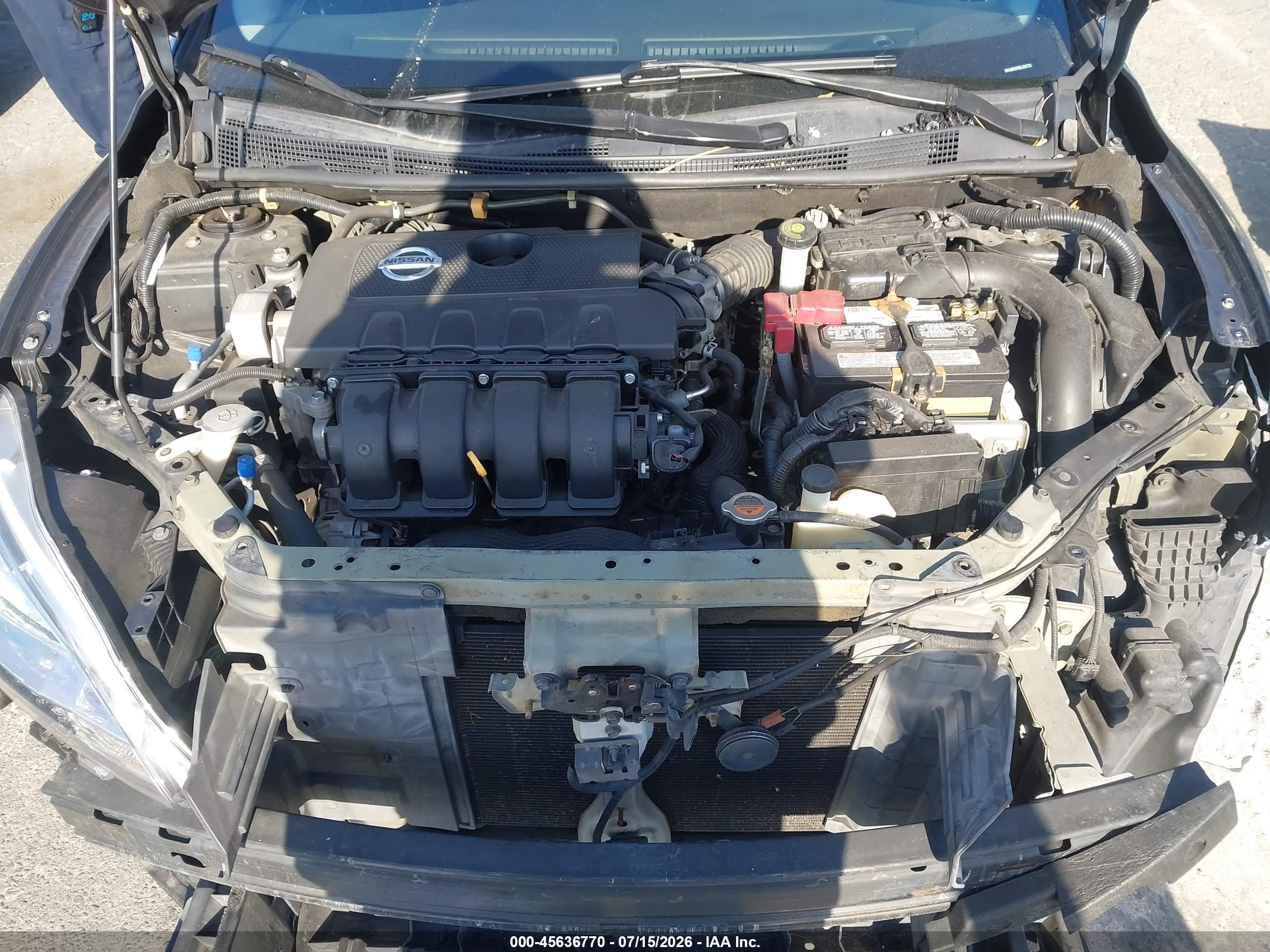 2013 Nissan Sentra Sv Blue vin: 3N1AB7AP0DL701779