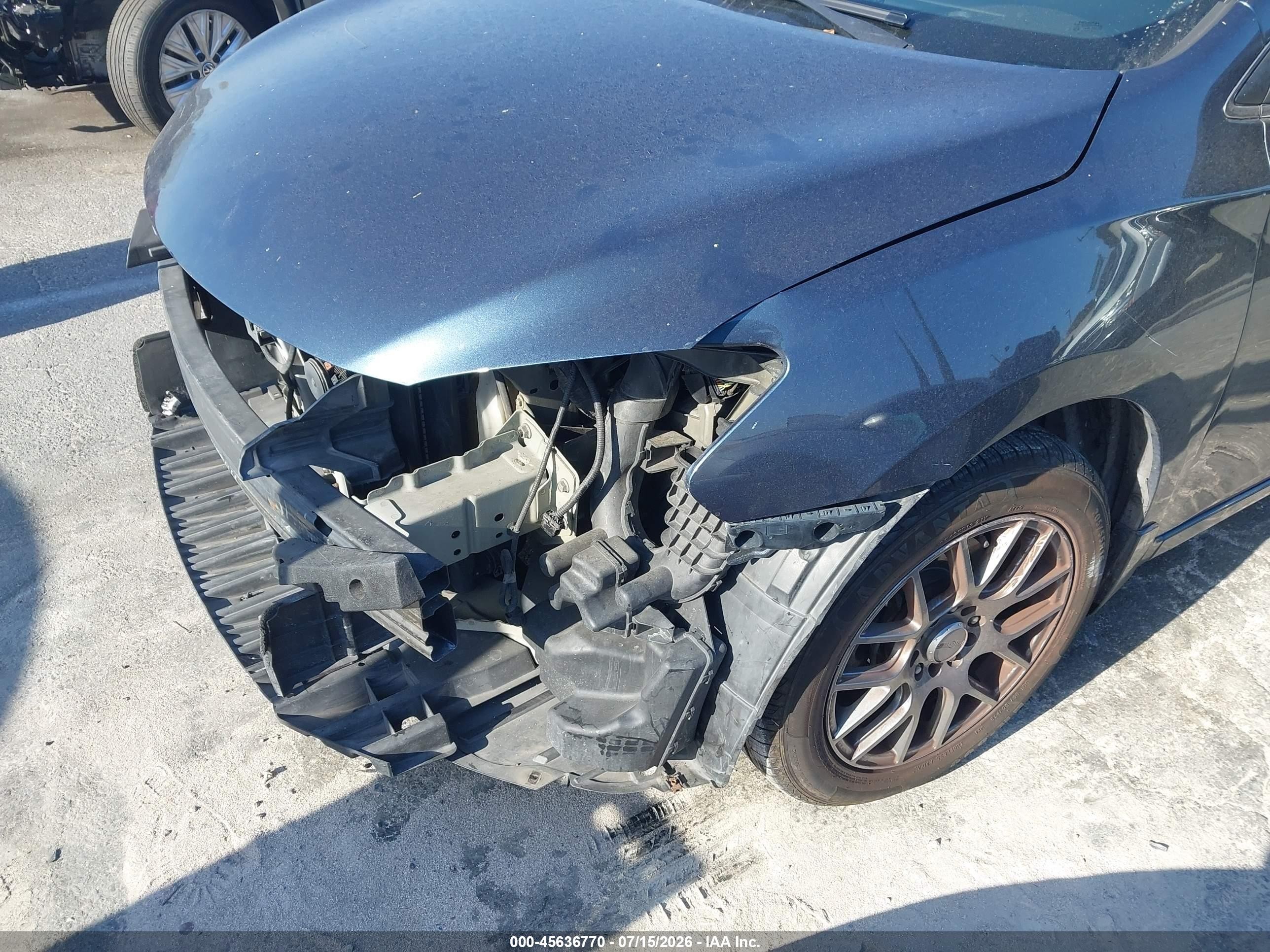 2013 Nissan Sentra Sv Blue vin: 3N1AB7AP0DL701779