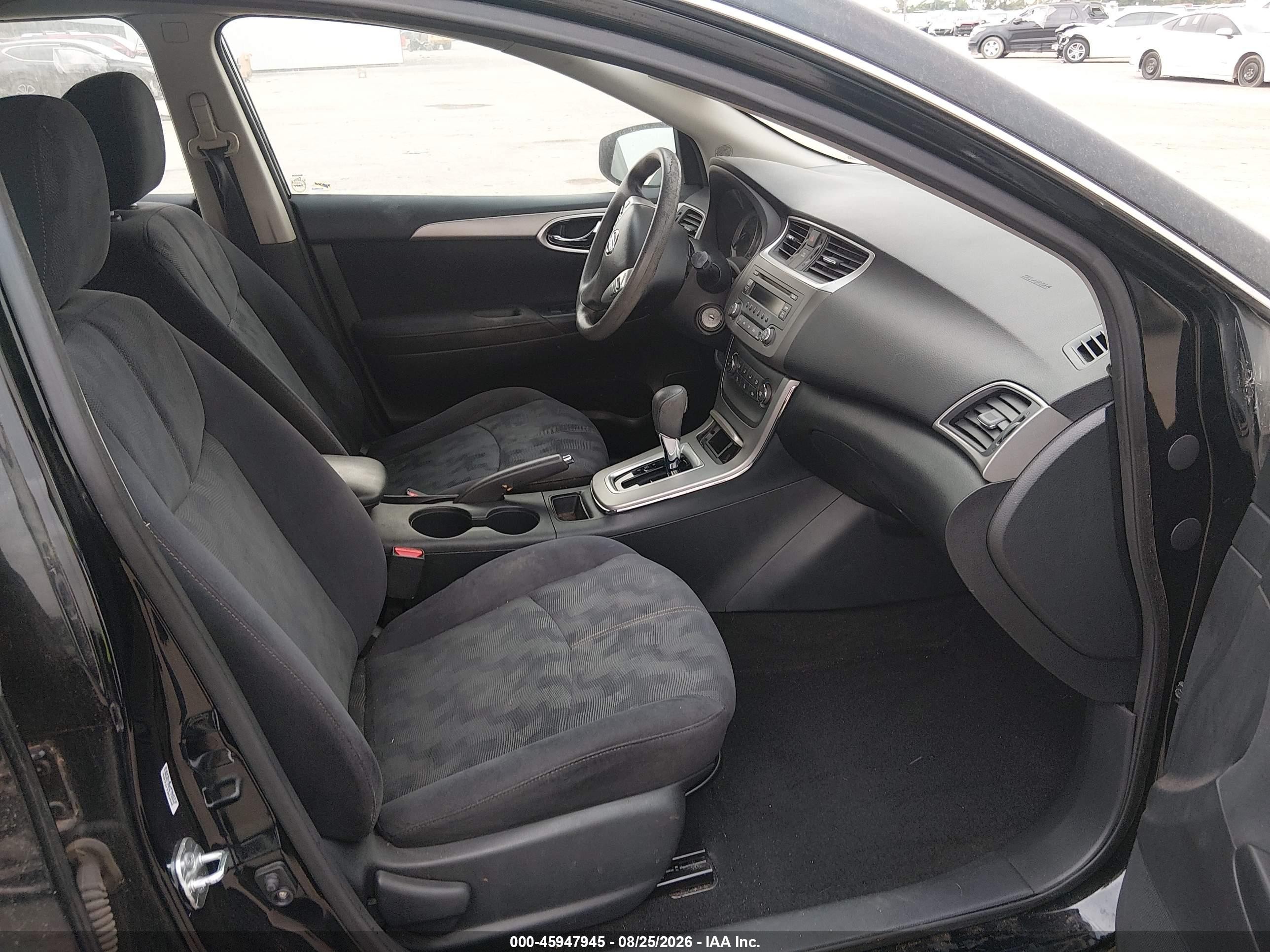 2013 Nissan Sentra Sv Black vin: 3N1AB7AP0DL701944