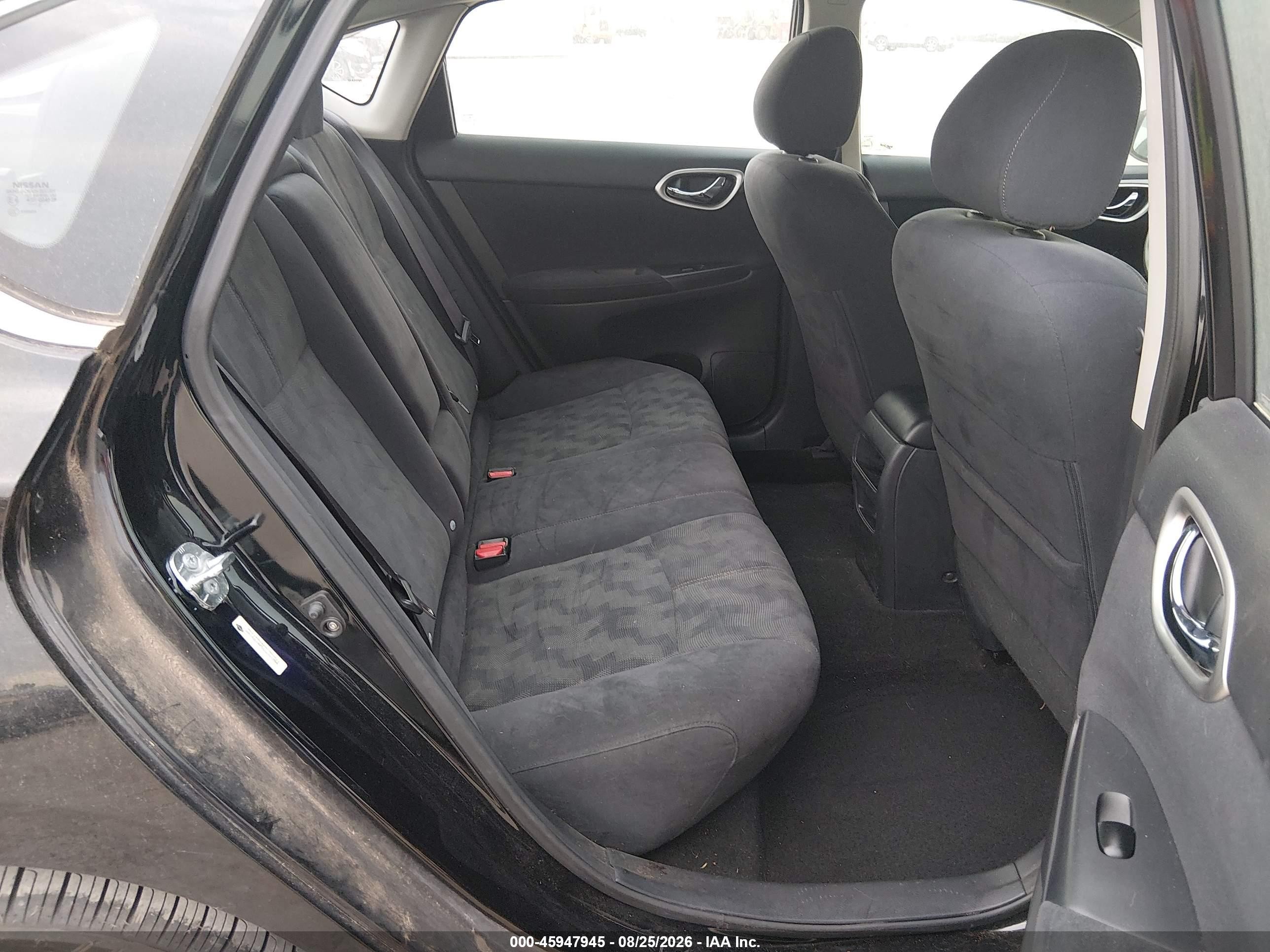 2013 Nissan Sentra Sv Black vin: 3N1AB7AP0DL701944