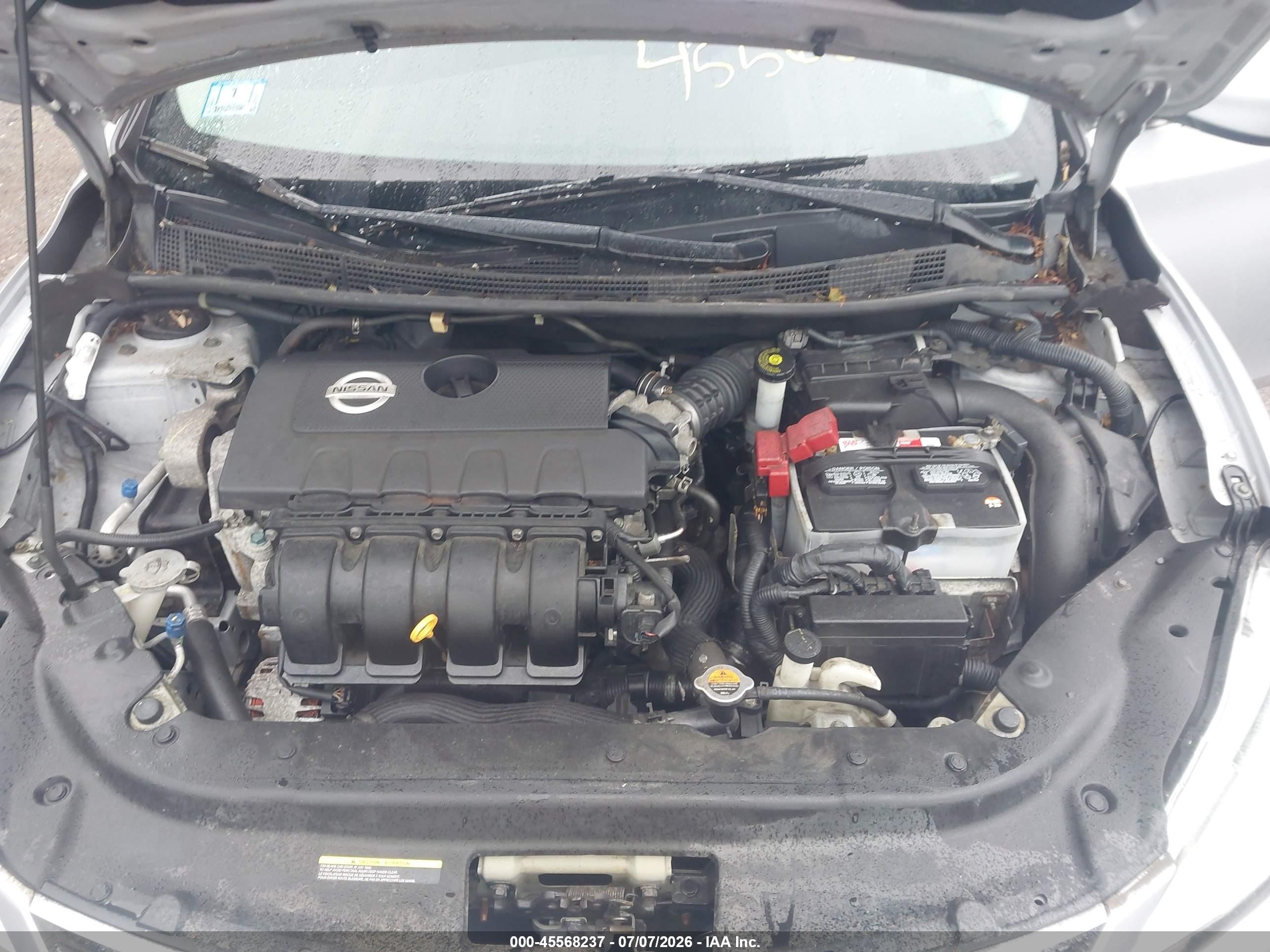 2013 Nissan Sentra Sr Silver vin: 3N1AB7AP0DL707131