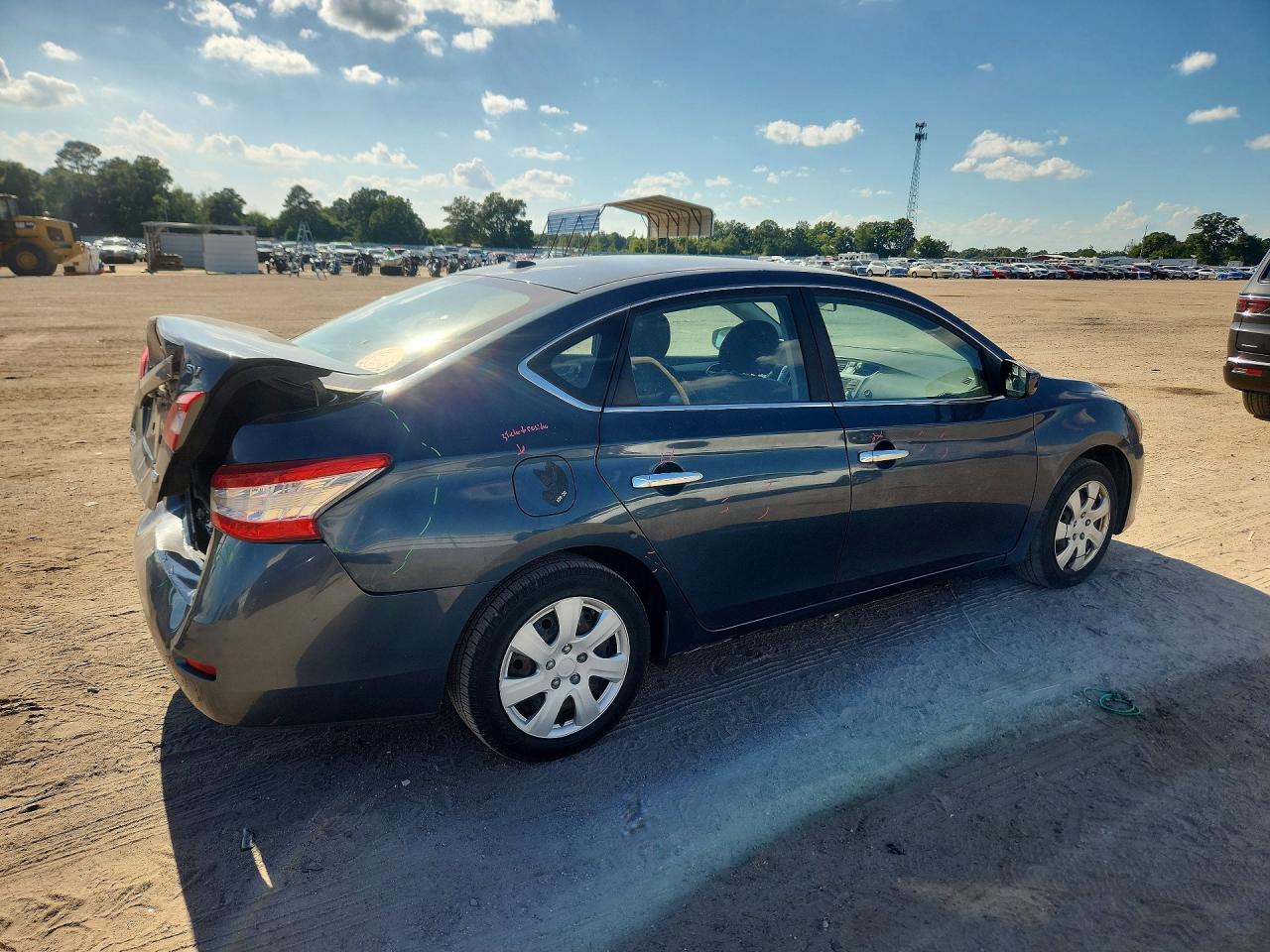2013 Nissan Sentra S Синий vin: 3N1AB7AP0DL711423
