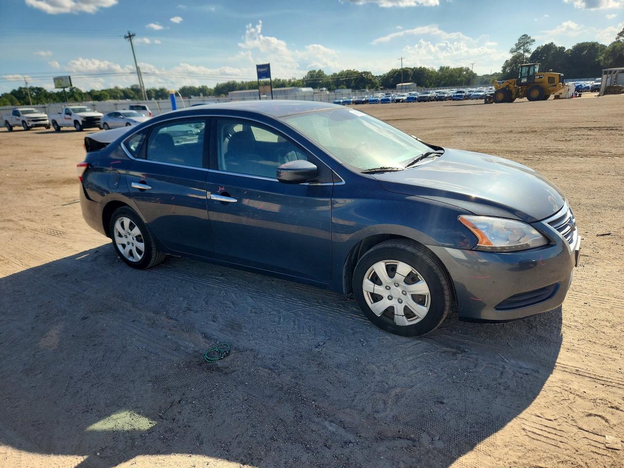 2013 Nissan Sentra S Синий vin: 3N1AB7AP0DL711423