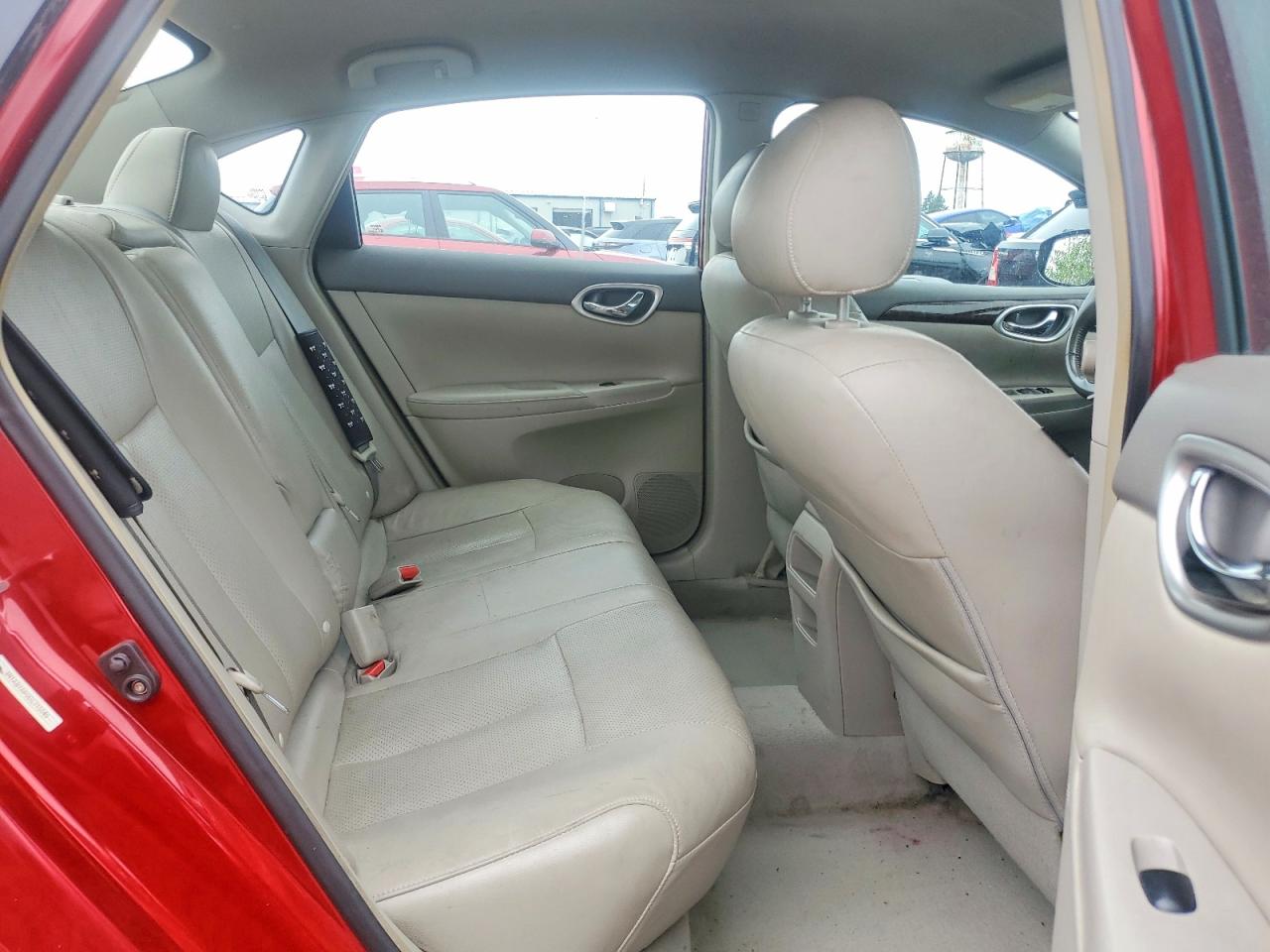 2013 Nissan Sentra S Red vin: 3N1AB7AP0DL715049