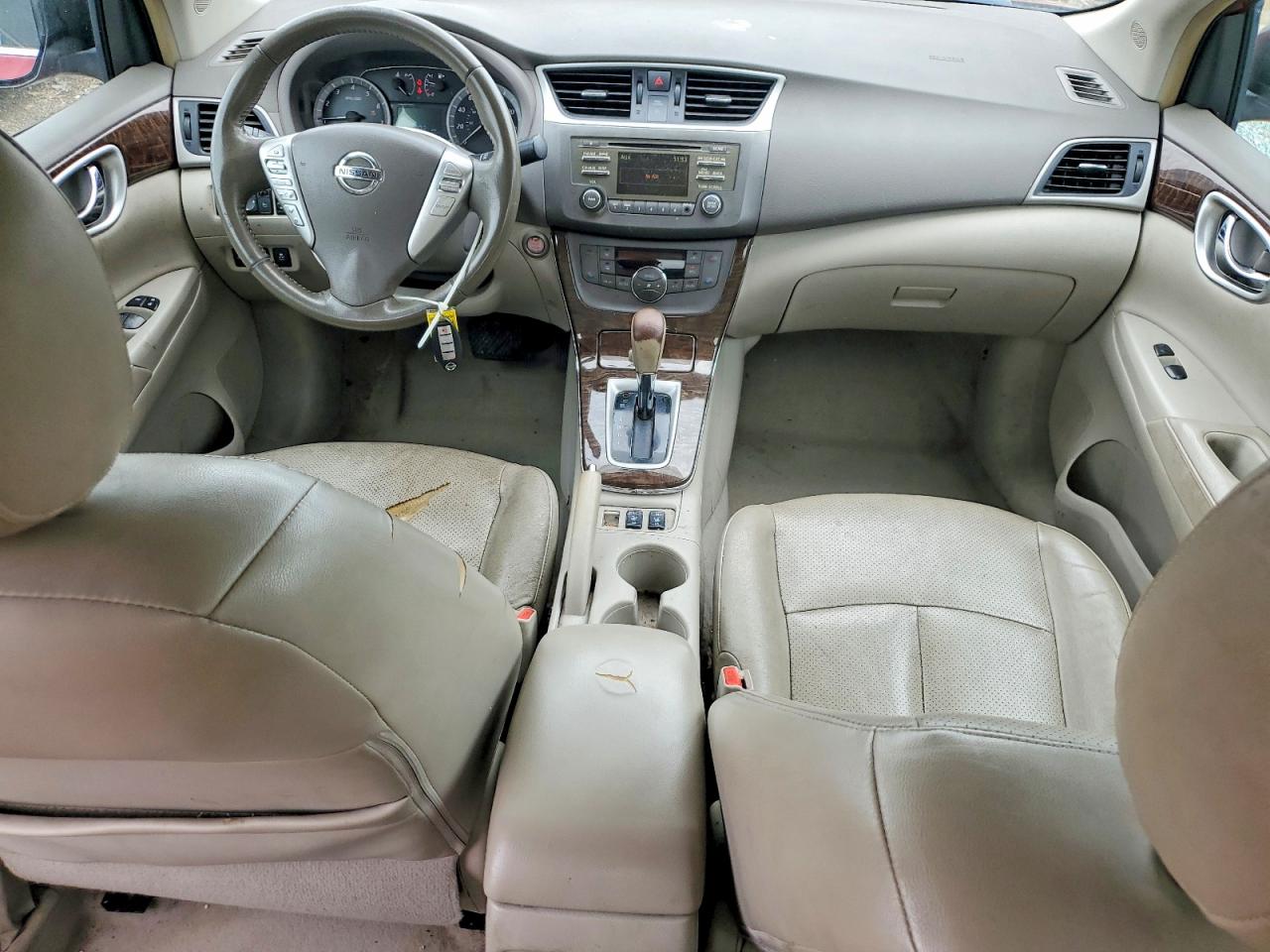 2013 Nissan Sentra S Red vin: 3N1AB7AP0DL715049