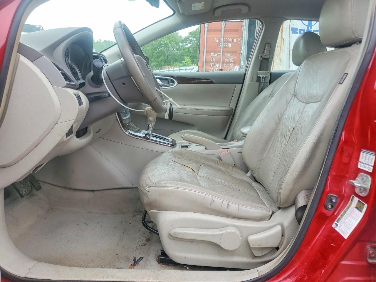 2013 Nissan Sentra S Red vin: 3N1AB7AP0DL715049