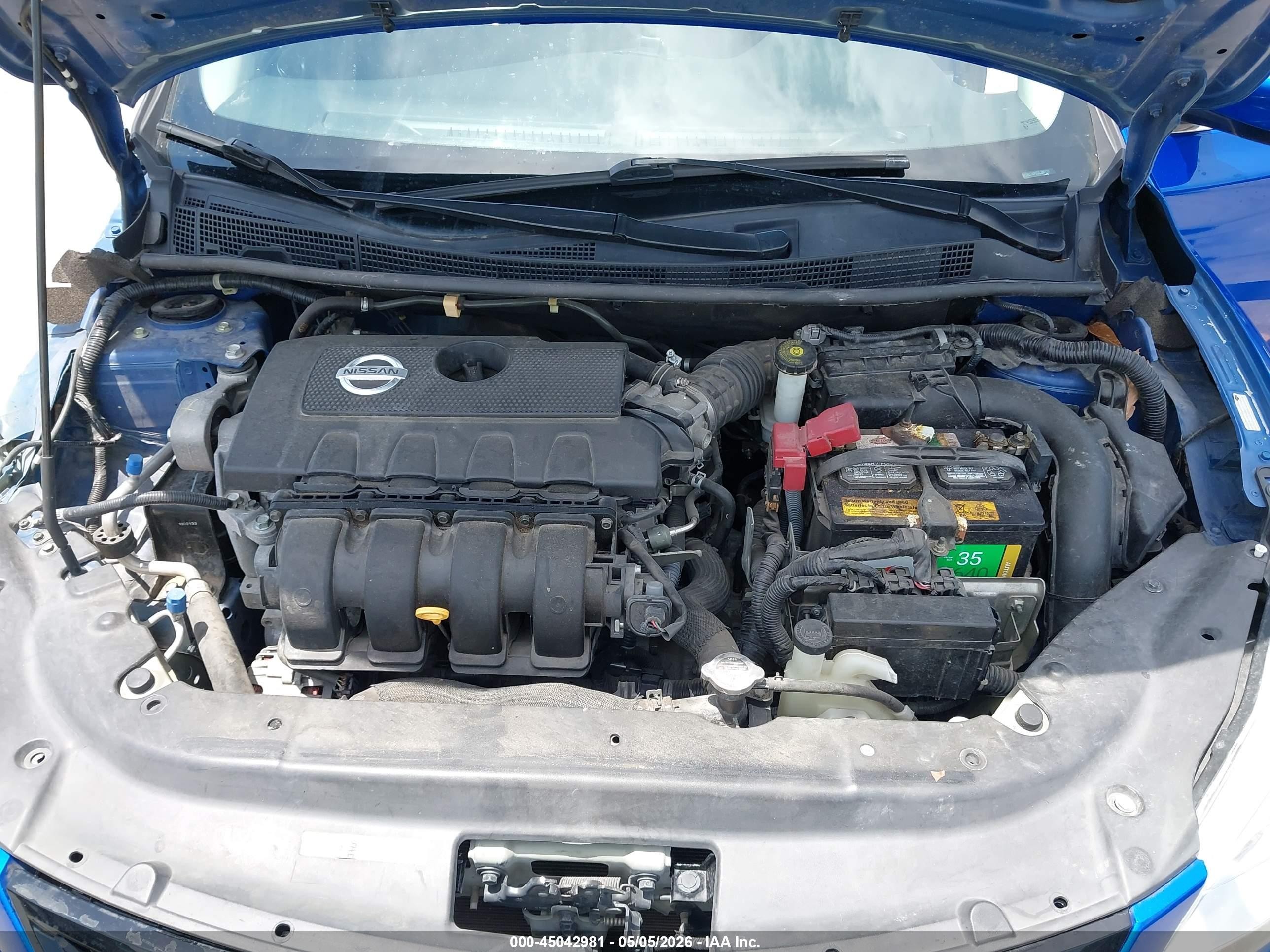 2013 Nissan Sentra Sr Синий vin: 3N1AB7AP0DL716119