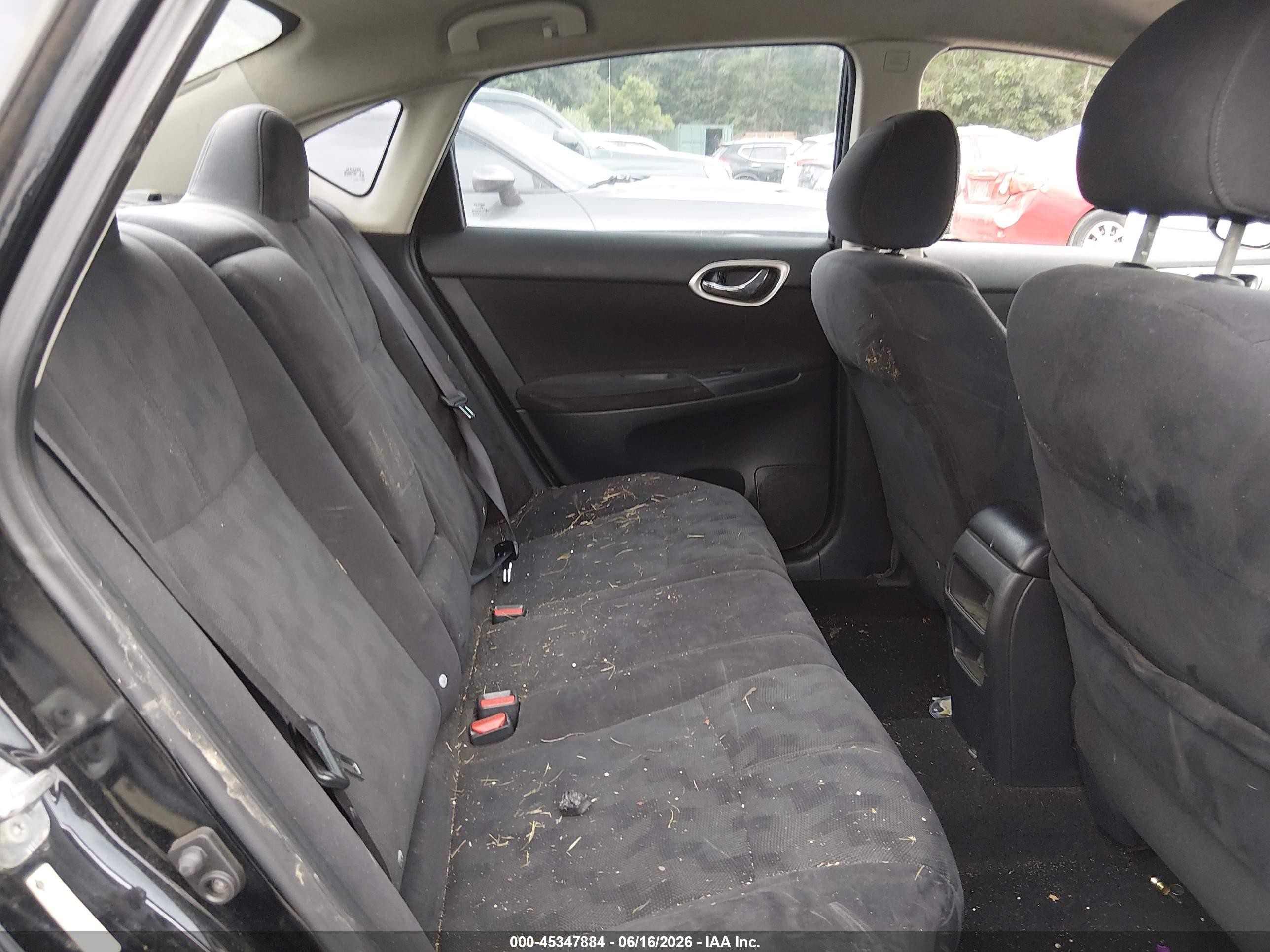 2013 Nissan Sentra Sv Black vin: 3N1AB7AP0DL718081