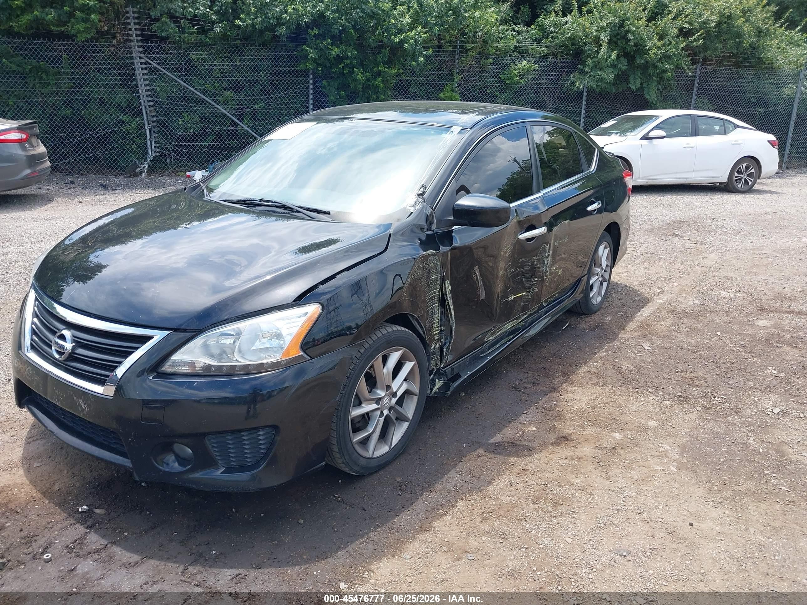 2013 Nissan Sentra Sr Black vin: 3N1AB7AP0DL718923