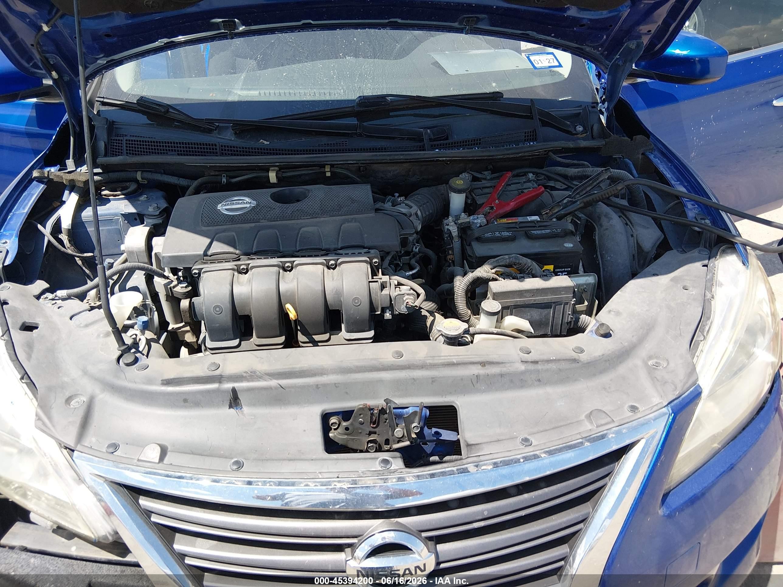 2013 Nissan Sentra Sr Blue vin: 3N1AB7AP0DL724477