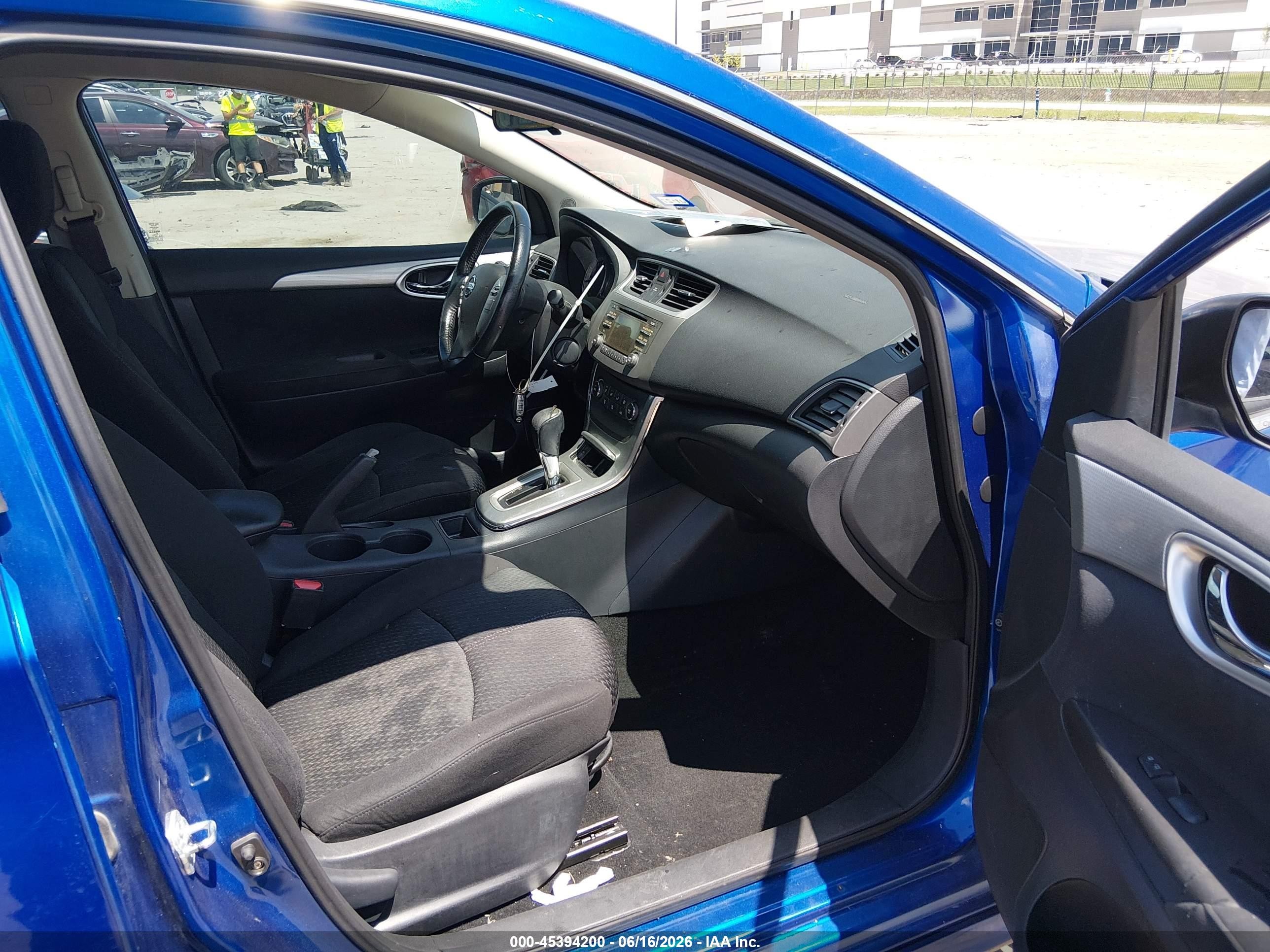 2013 Nissan Sentra Sr Blue vin: 3N1AB7AP0DL724477