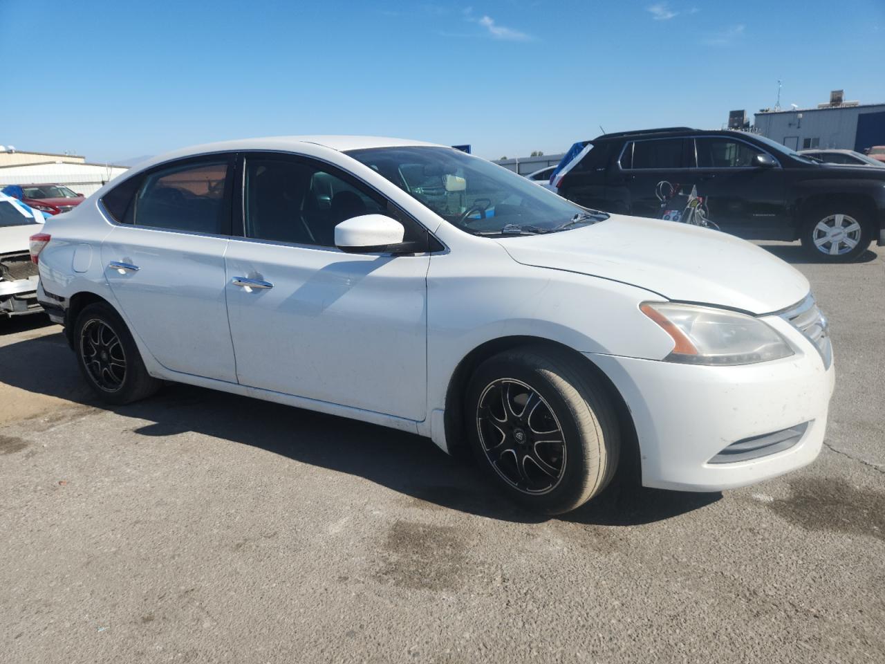 2013 Nissan Sentra S White vin: 3N1AB7AP0DL732093