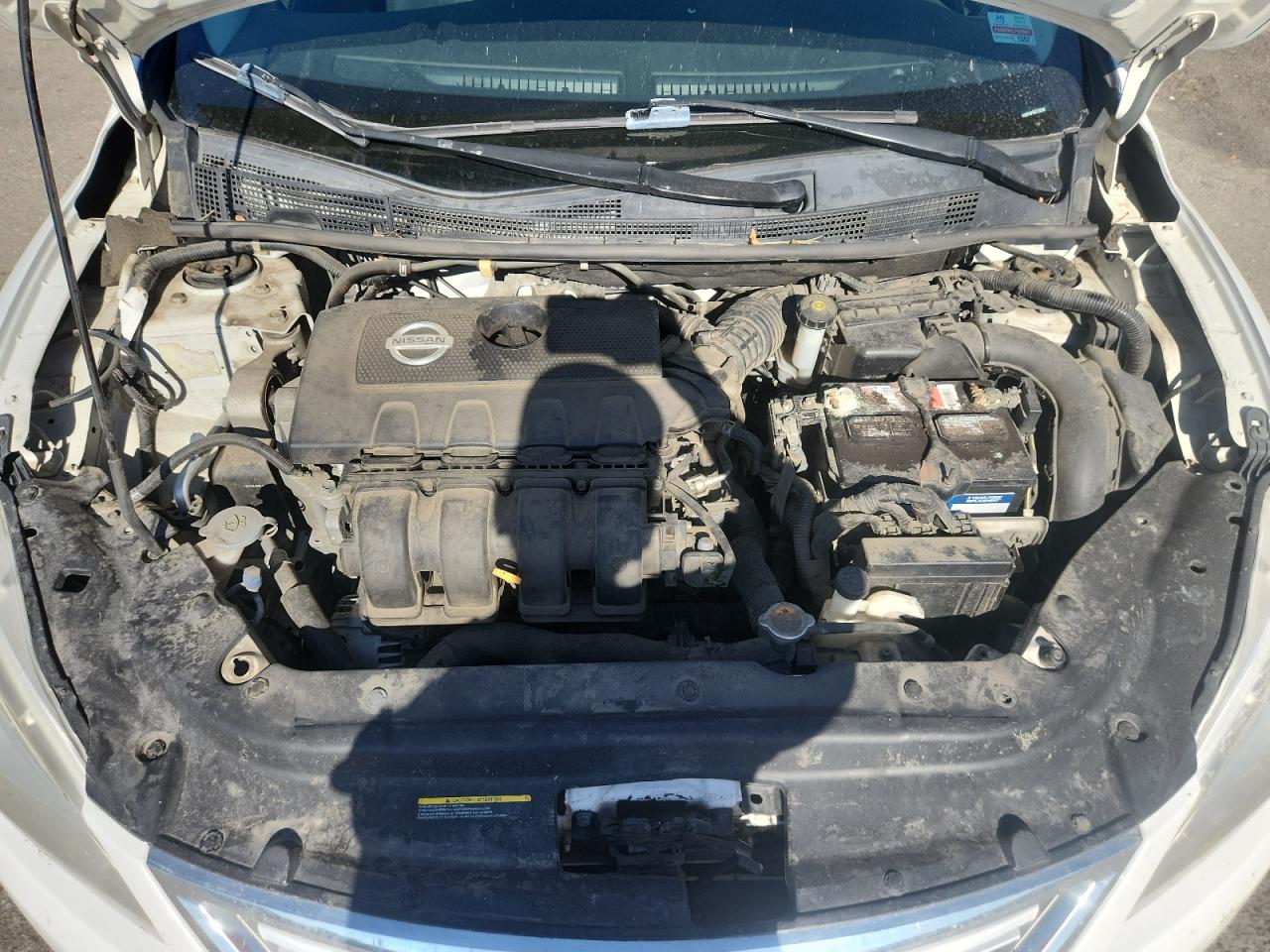2013 Nissan Sentra S White vin: 3N1AB7AP0DL732093