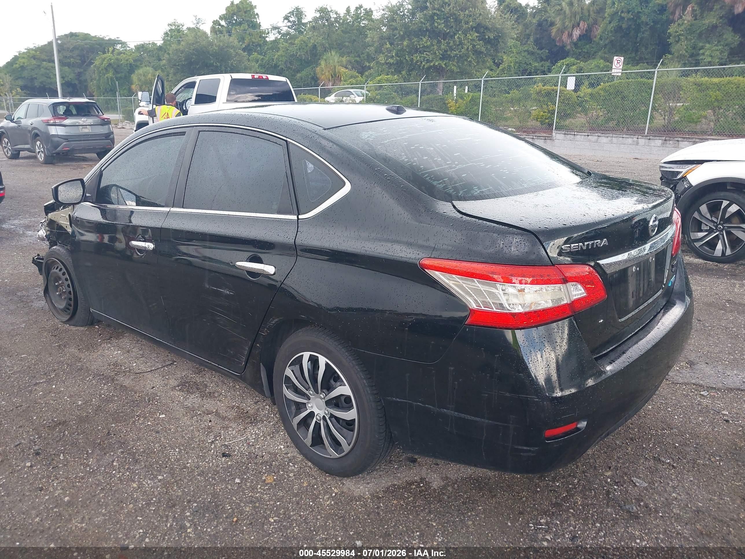 2013 Nissan Sentra Sv Black vin: 3N1AB7AP0DL733857