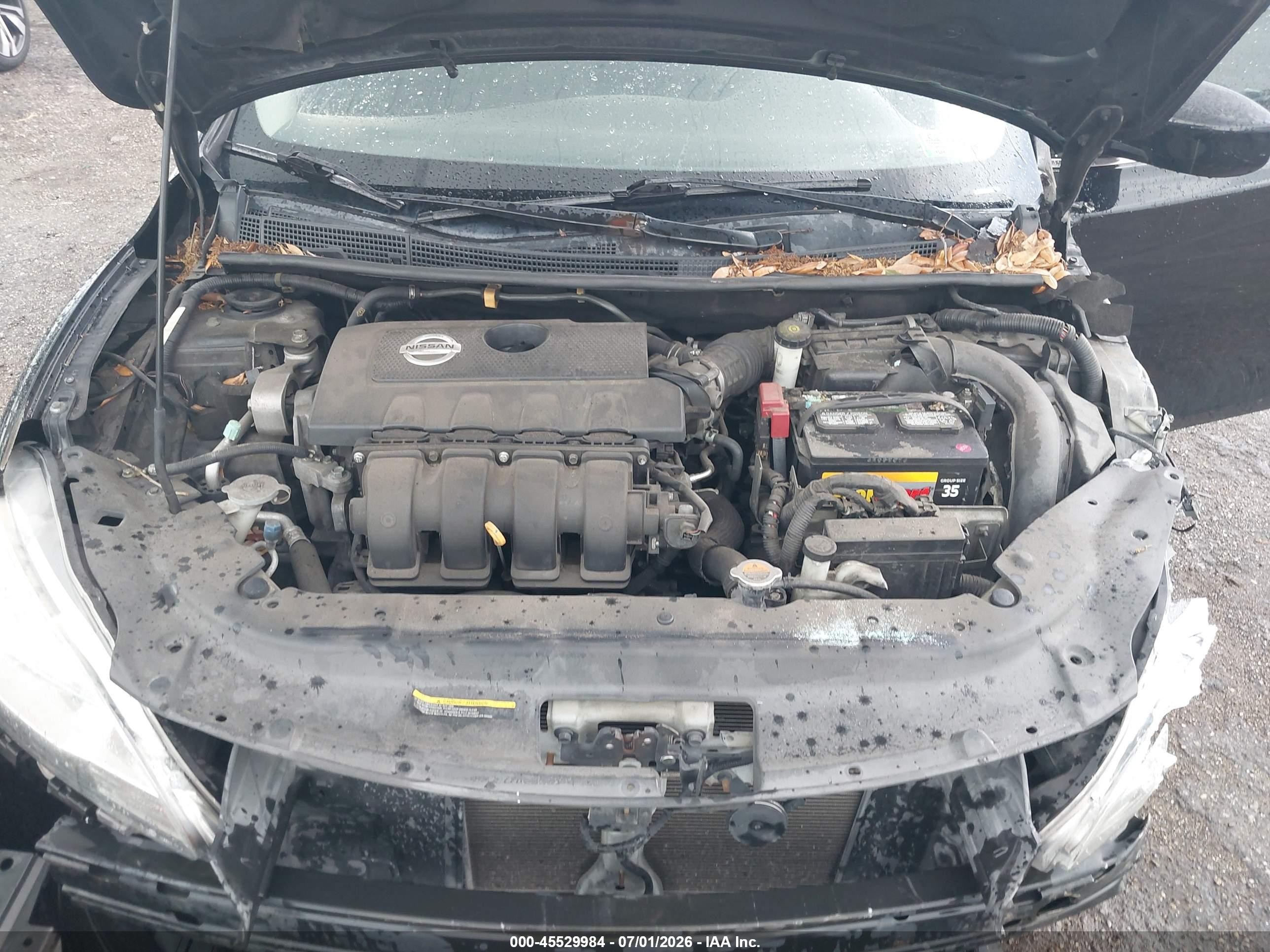 2013 Nissan Sentra Sv Black vin: 3N1AB7AP0DL733857
