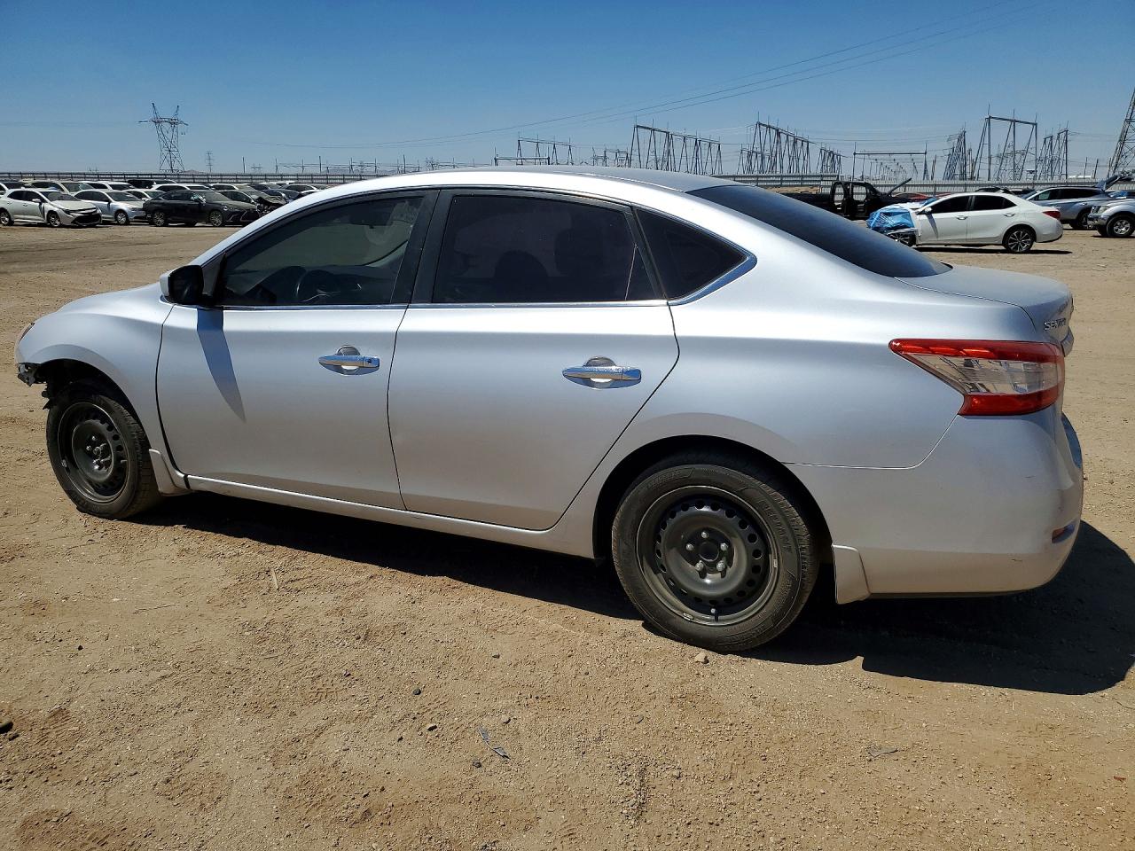 2013 Nissan Sentra S Серебряный vin: 3N1AB7AP0DL736452