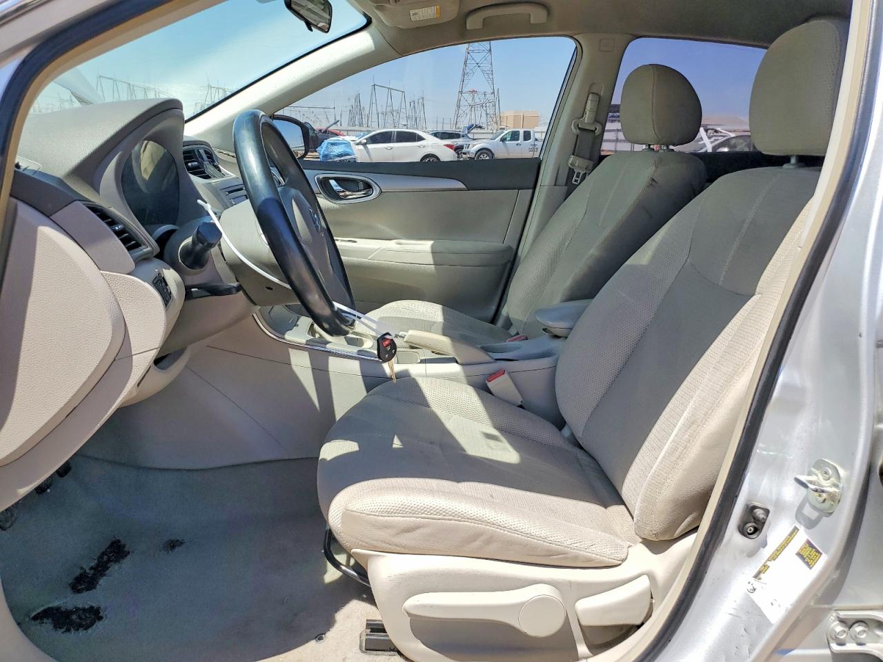 2013 Nissan Sentra S Серебряный vin: 3N1AB7AP0DL736452