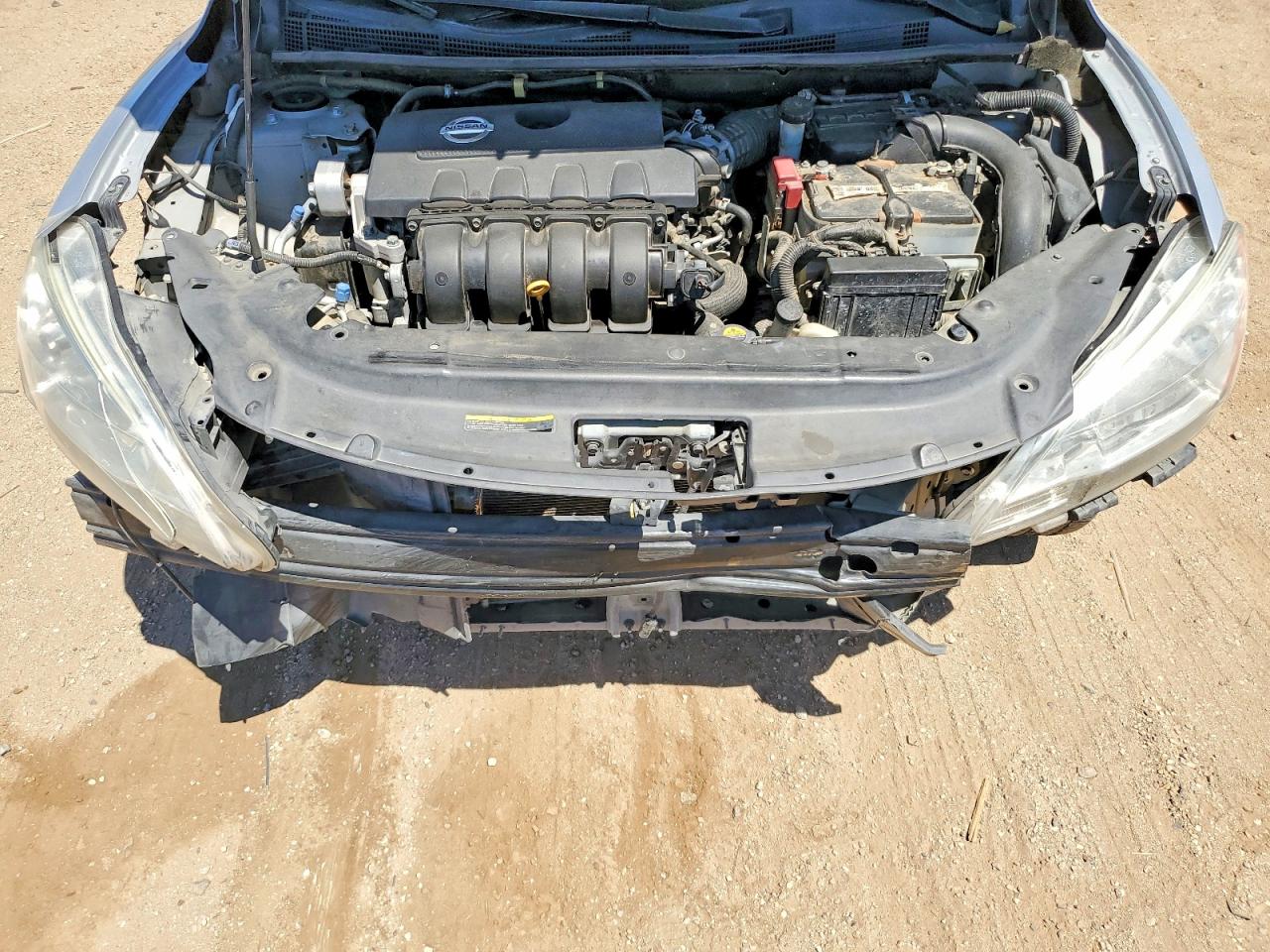 2013 Nissan Sentra S Серебряный vin: 3N1AB7AP0DL736452