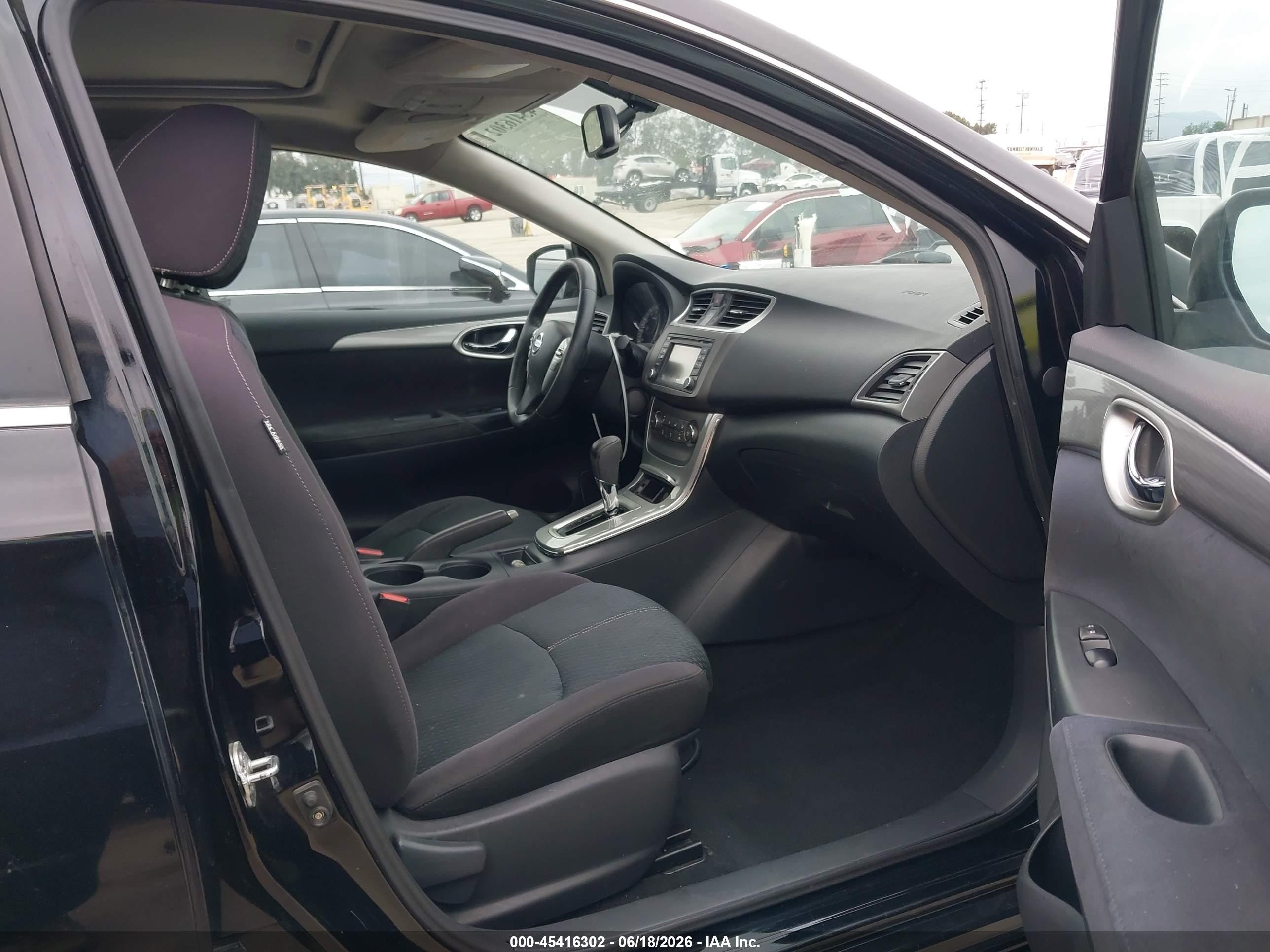 2013 Nissan Sentra Sr Black vin: 3N1AB7AP0DL736774