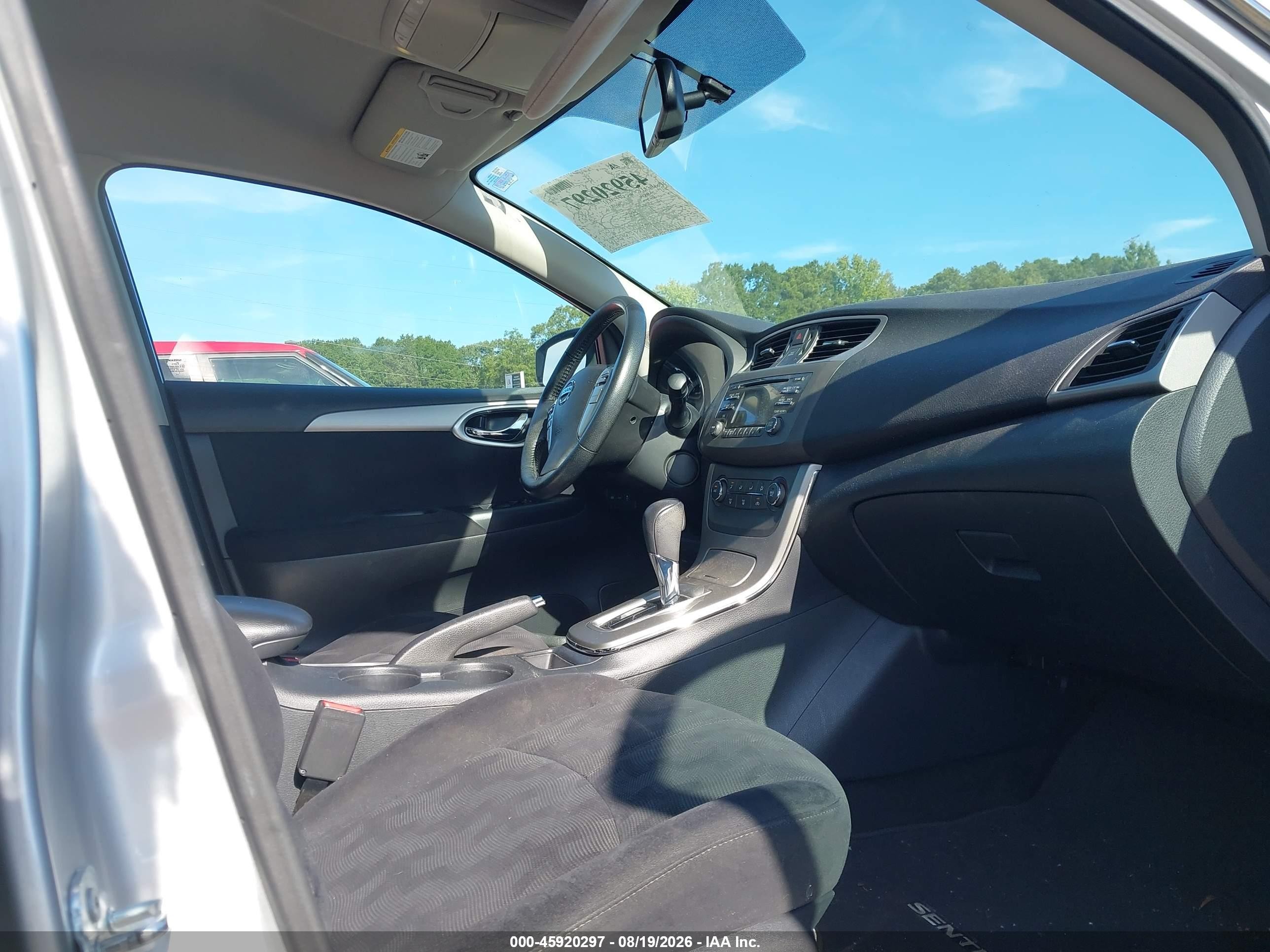 2013 Nissan Sentra Sv Silver vin: 3N1AB7AP0DL739416