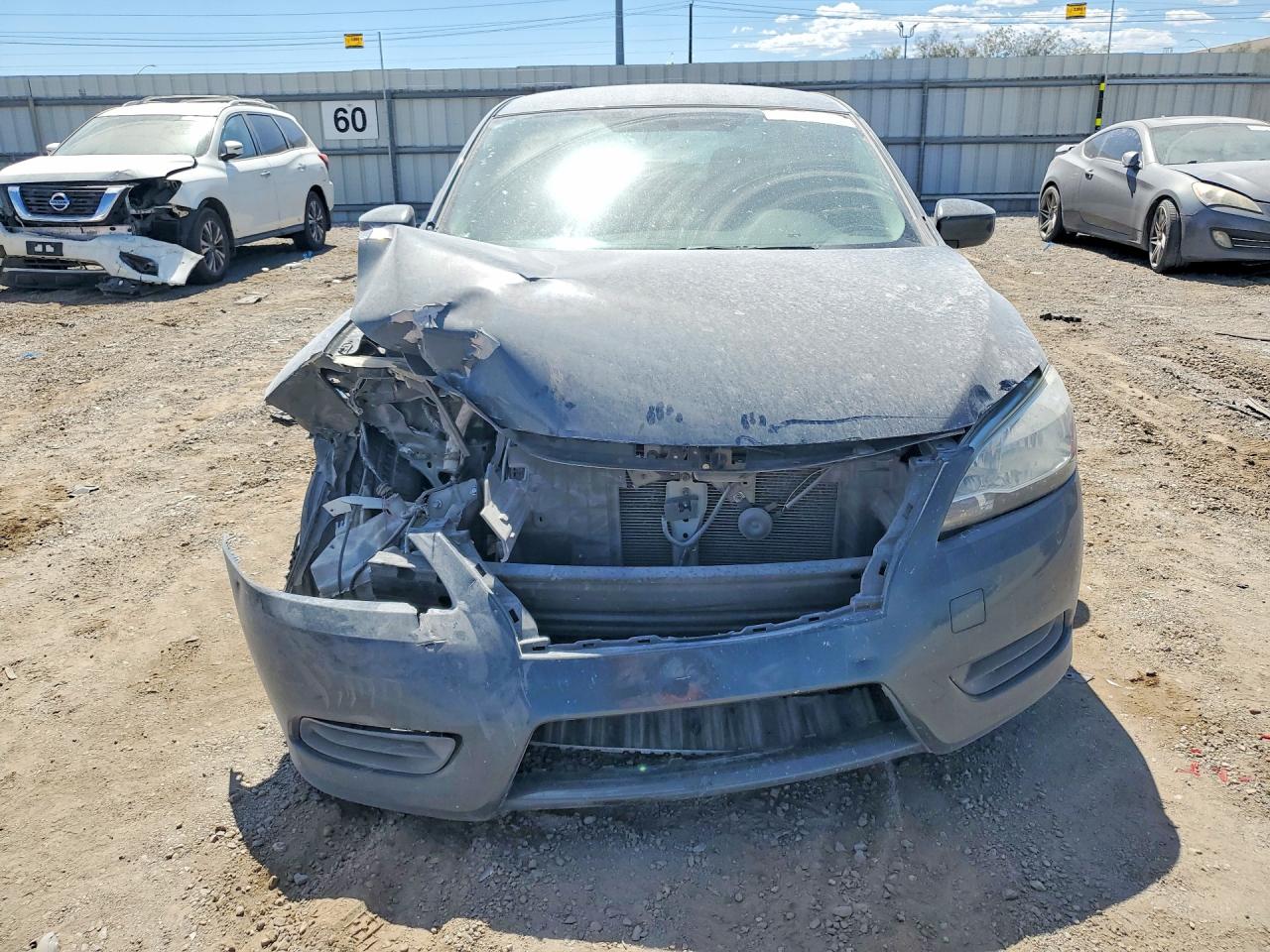 2013 Nissan Sentra S Blue vin: 3N1AB7AP0DL744194