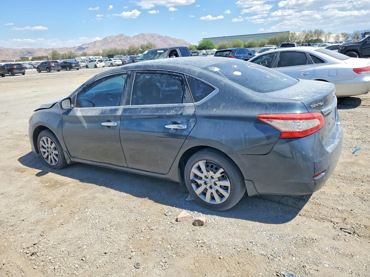 2013 Nissan Sentra S Blue vin: 3N1AB7AP0DL744194