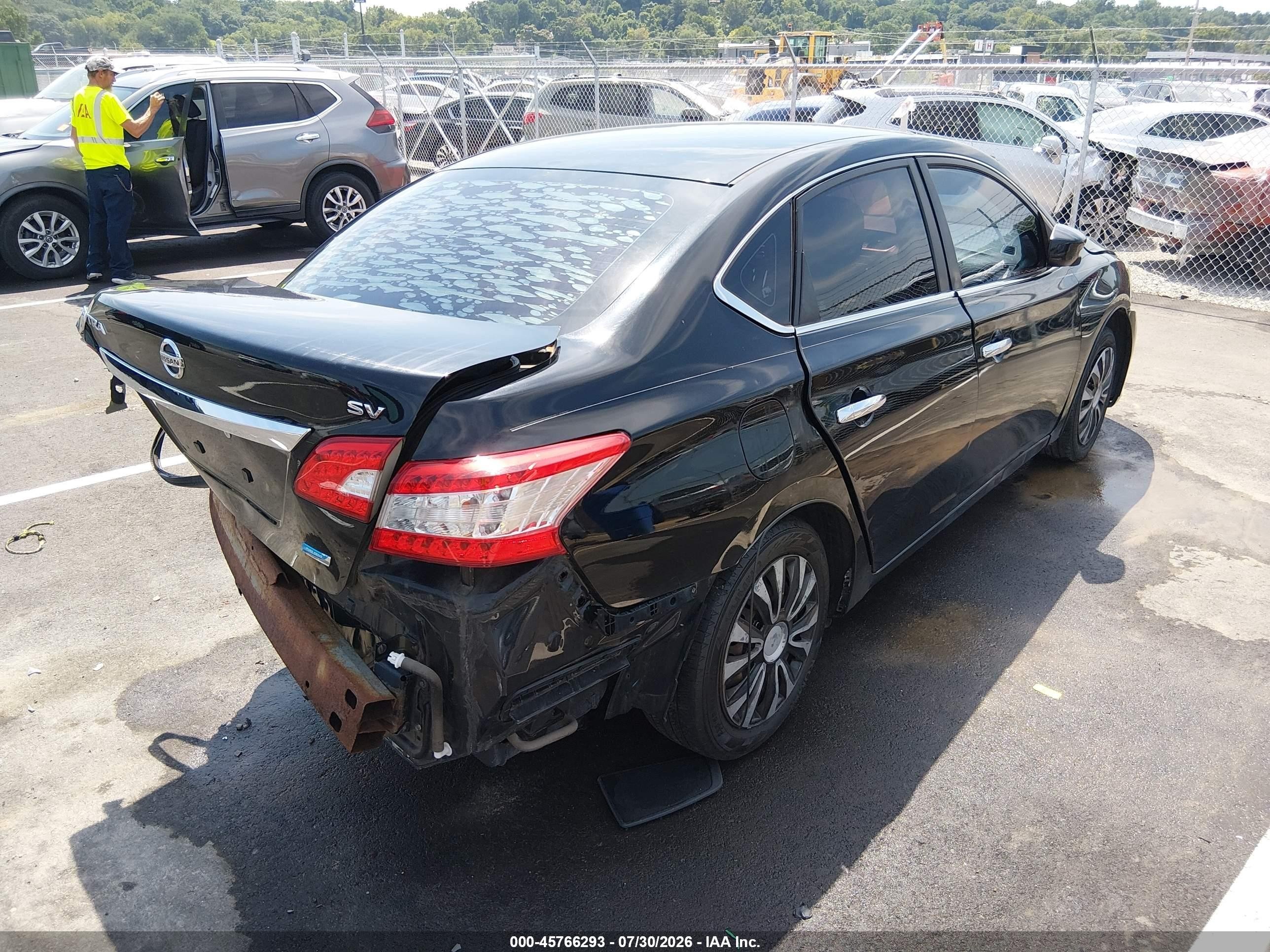 2013 Nissan Sentra S/sv/sr/sl Black vin: 3N1AB7AP0DL746463