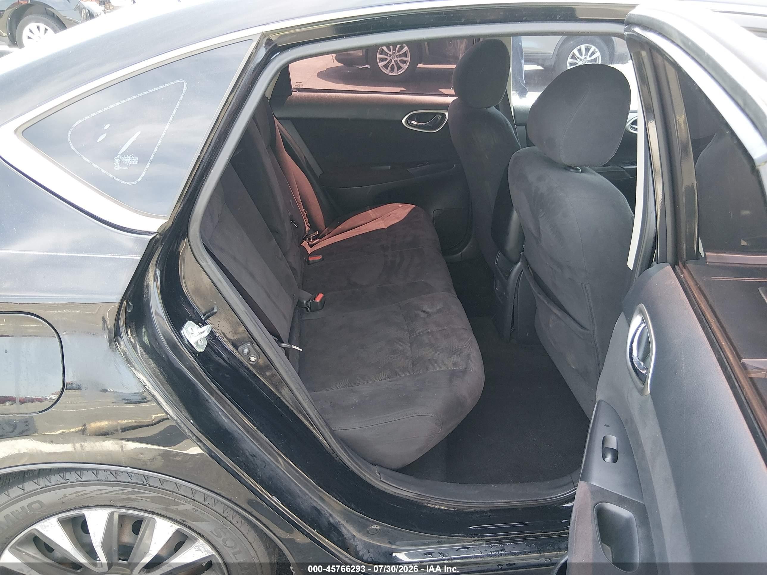 2013 Nissan Sentra S/sv/sr/sl Black vin: 3N1AB7AP0DL746463