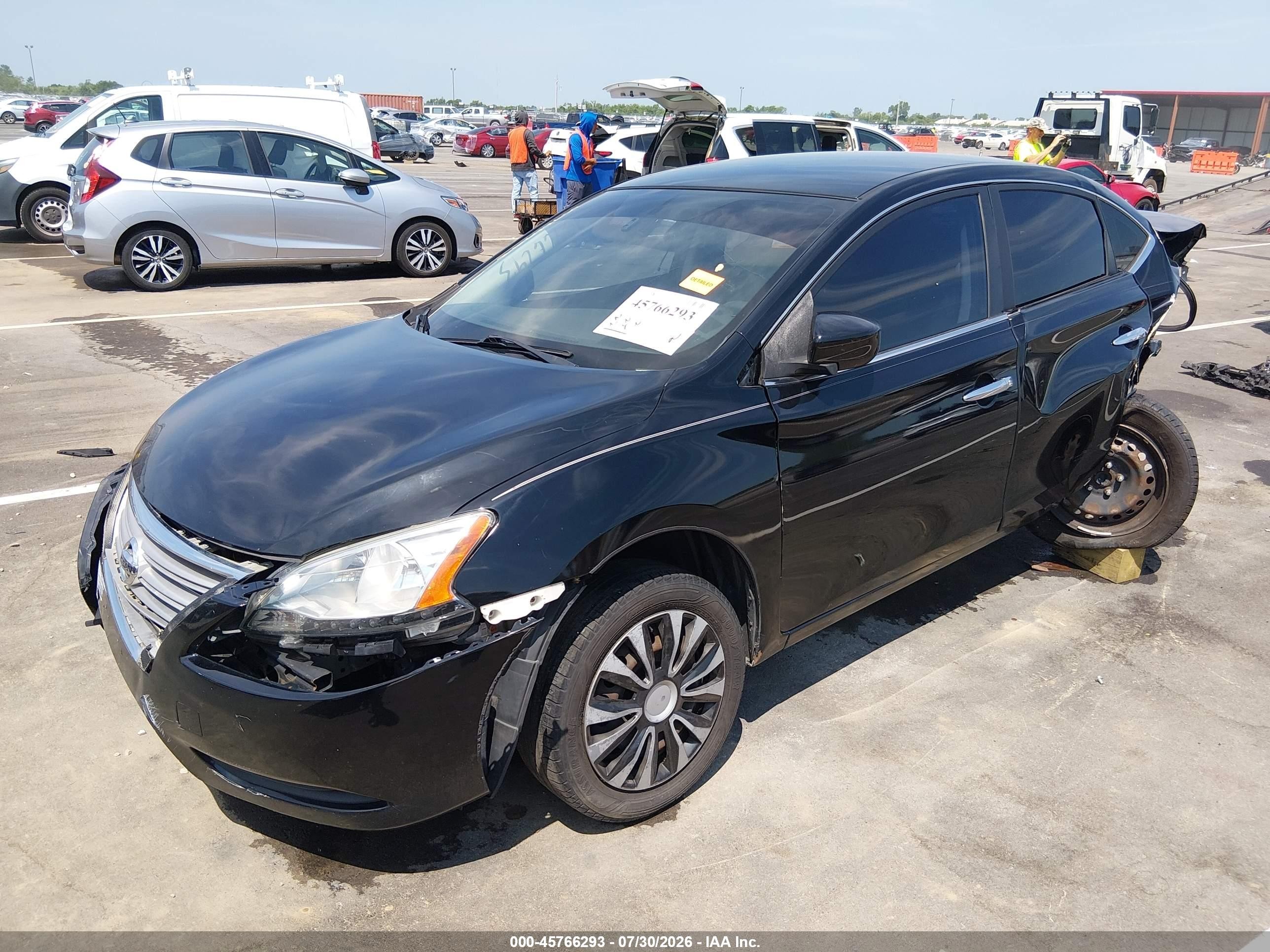 2013 Nissan Sentra S/sv/sr/sl Black vin: 3N1AB7AP0DL746463