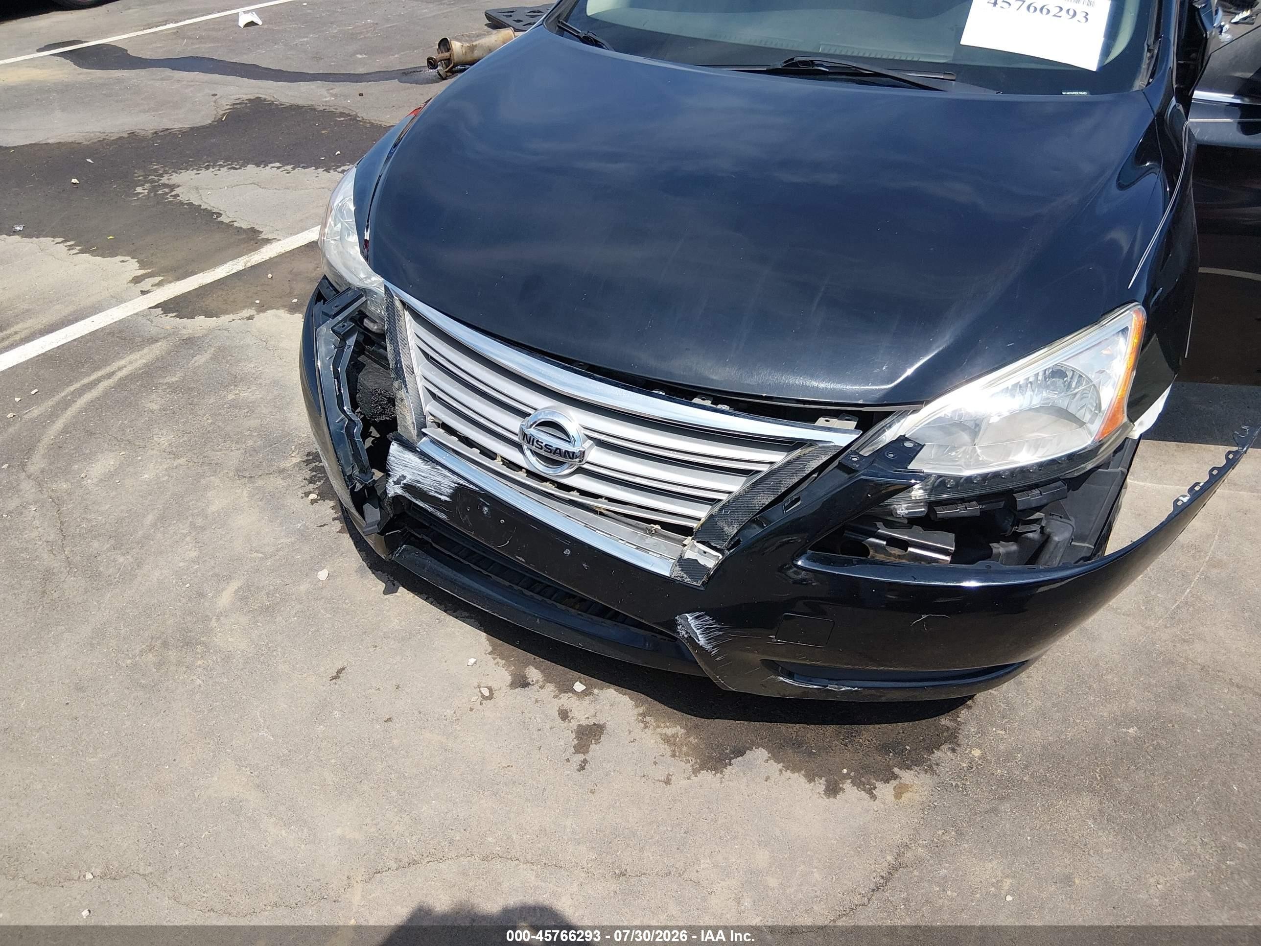2013 Nissan Sentra S/sv/sr/sl Black vin: 3N1AB7AP0DL746463
