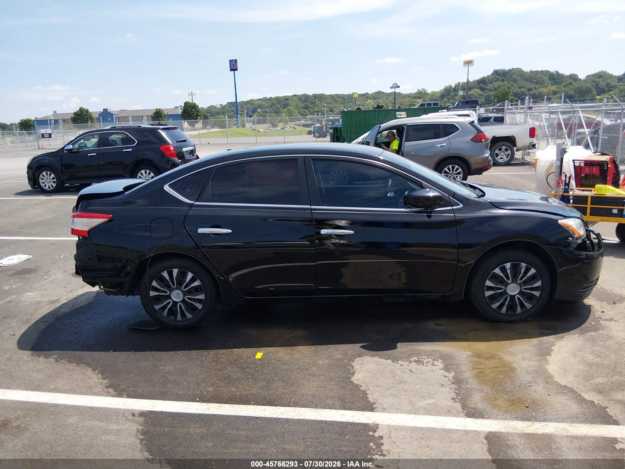 2013 Nissan Sentra S/sv/sr/sl Black vin: 3N1AB7AP0DL746463