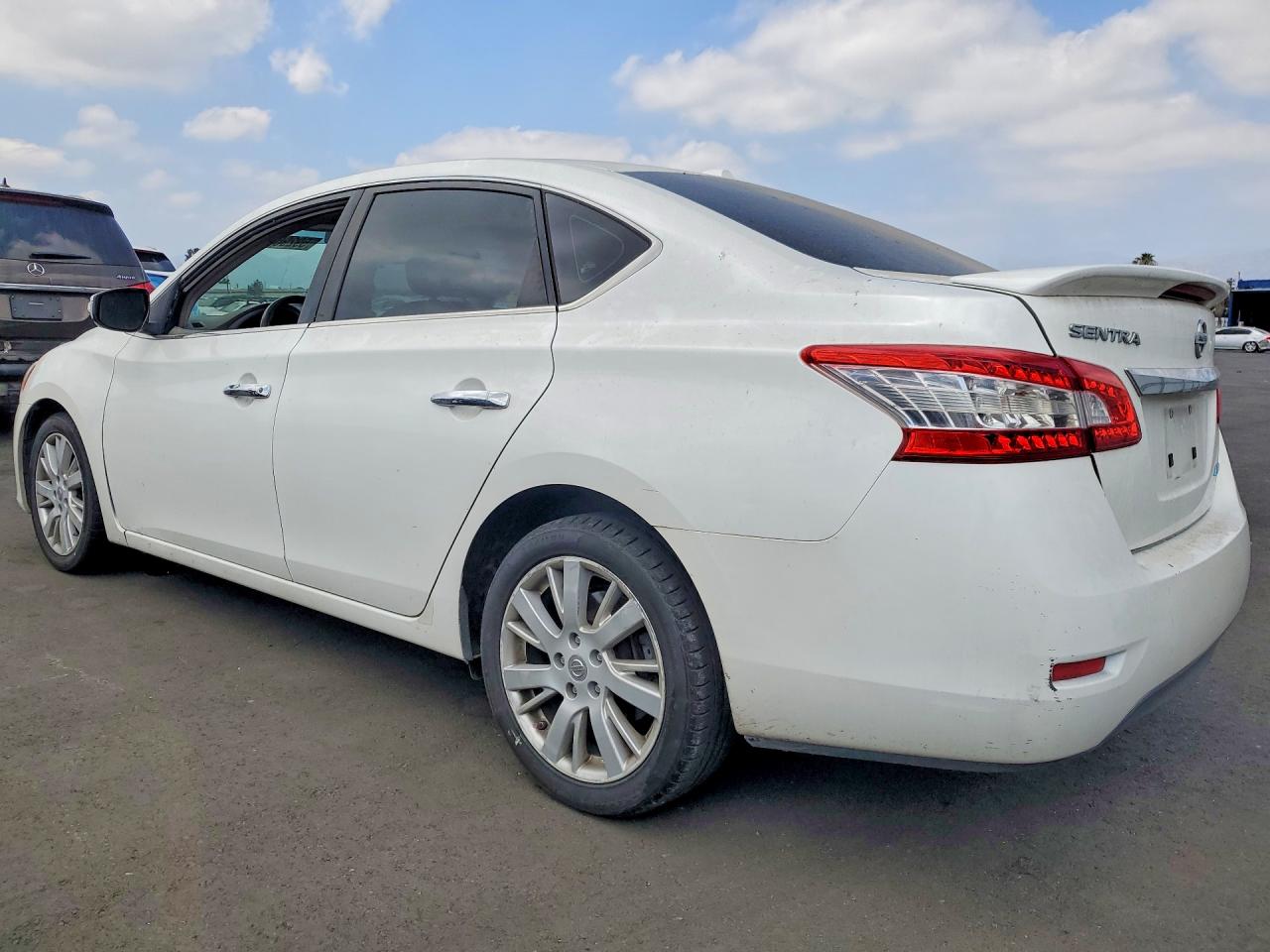 2013 Nissan Sentra S White vin: 3N1AB7AP0DL746950