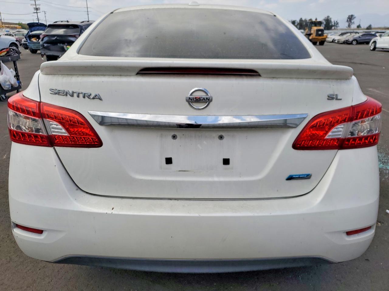2013 Nissan Sentra S White vin: 3N1AB7AP0DL746950