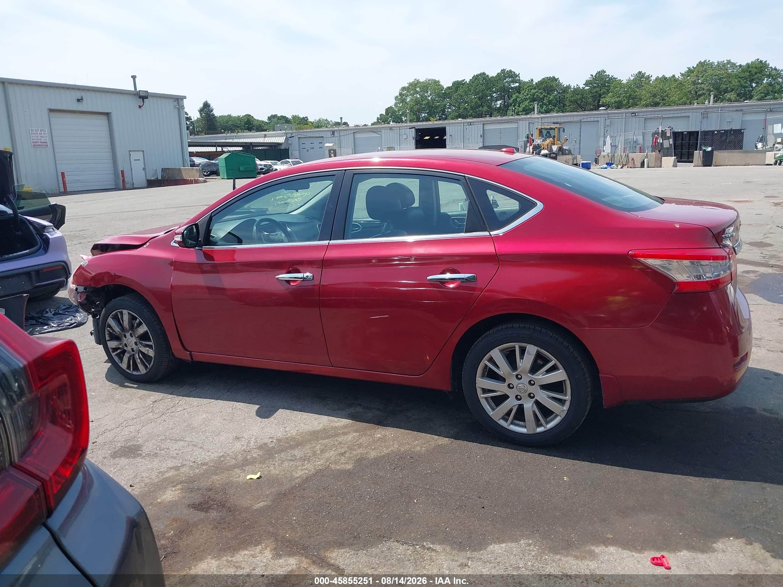 2013 Nissan Sentra Sl Красный vin: 3N1AB7AP0DL751033
