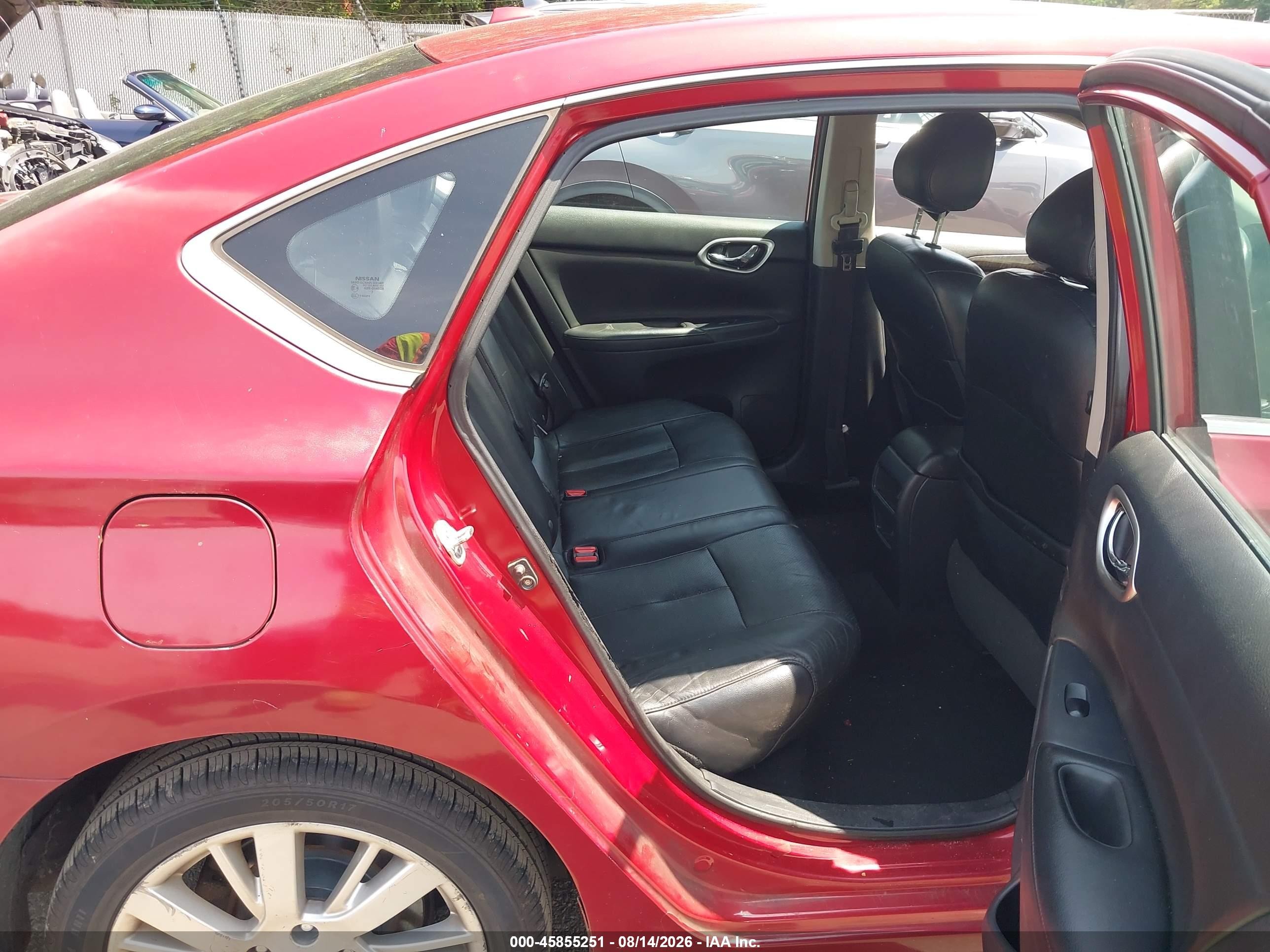 2013 Nissan Sentra Sl Красный vin: 3N1AB7AP0DL751033