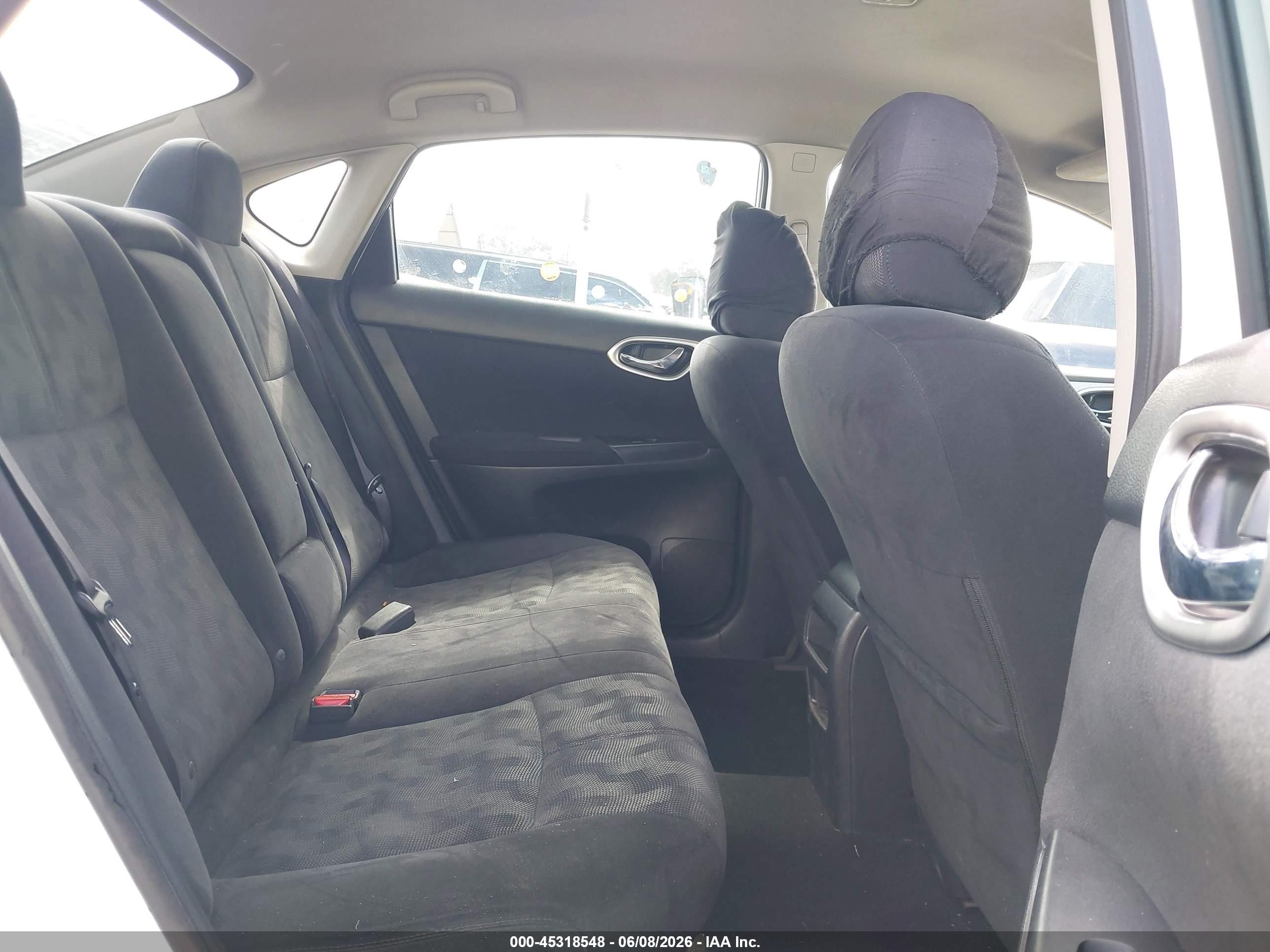 2013 Nissan Sentra Sv White vin: 3N1AB7AP0DL752070