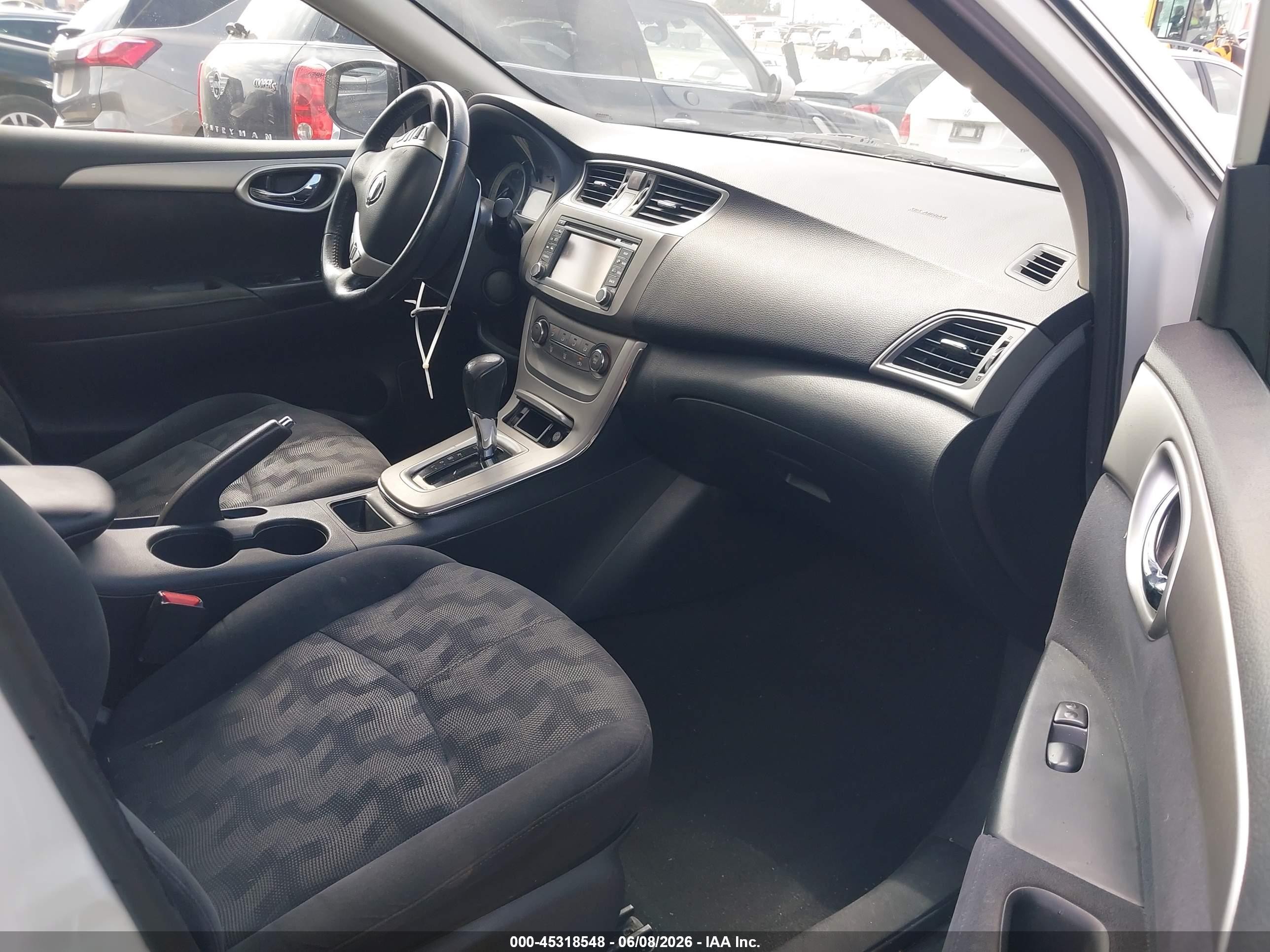 2013 Nissan Sentra Sv White vin: 3N1AB7AP0DL752070