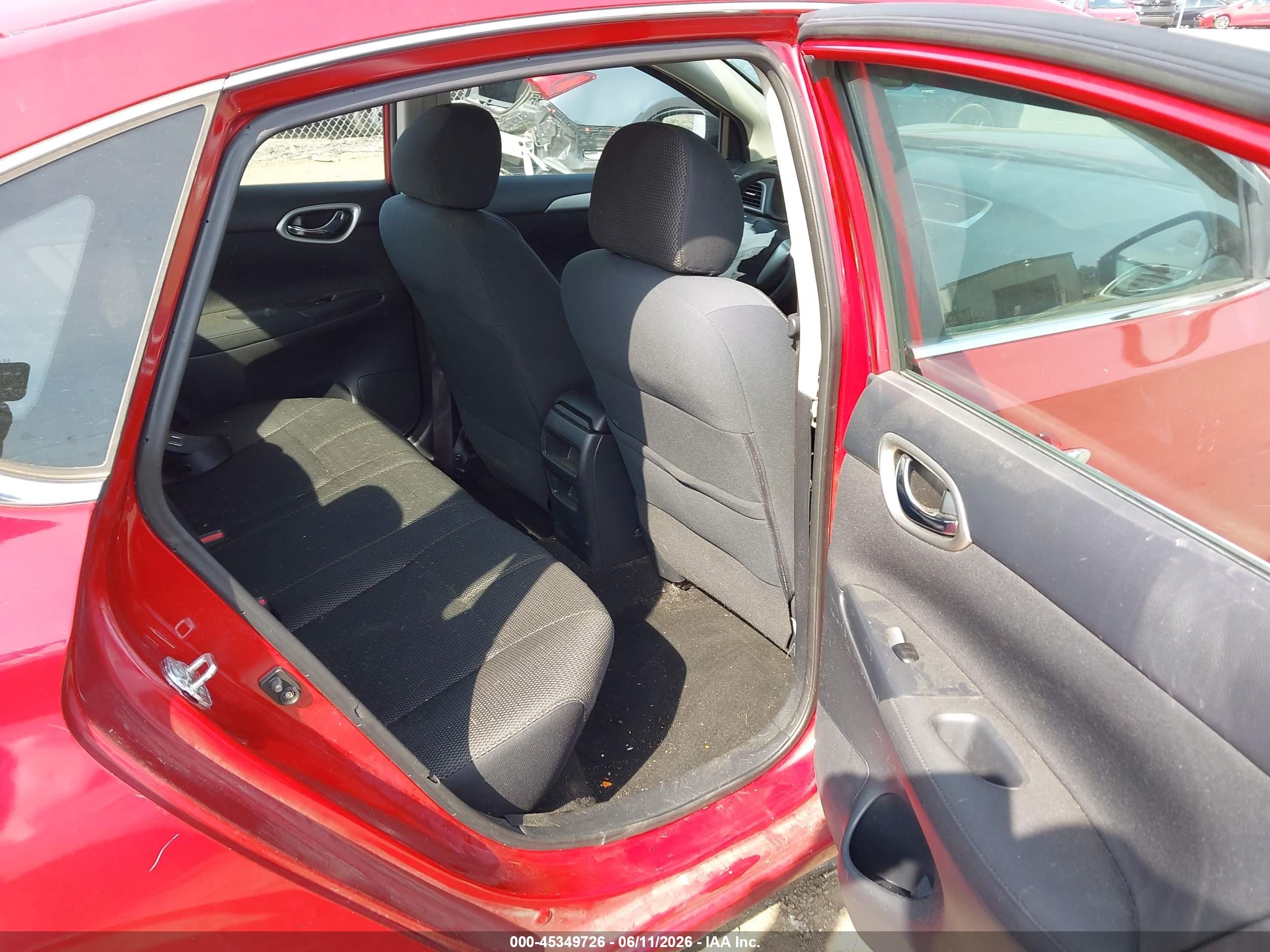 2013 Nissan Sentra S Burgundy vin: 3N1AB7AP0DL753316