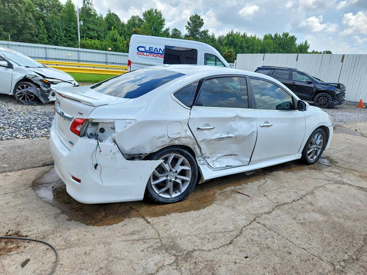 2013 Nissan Sentra S White vin: 3N1AB7AP0DL756149