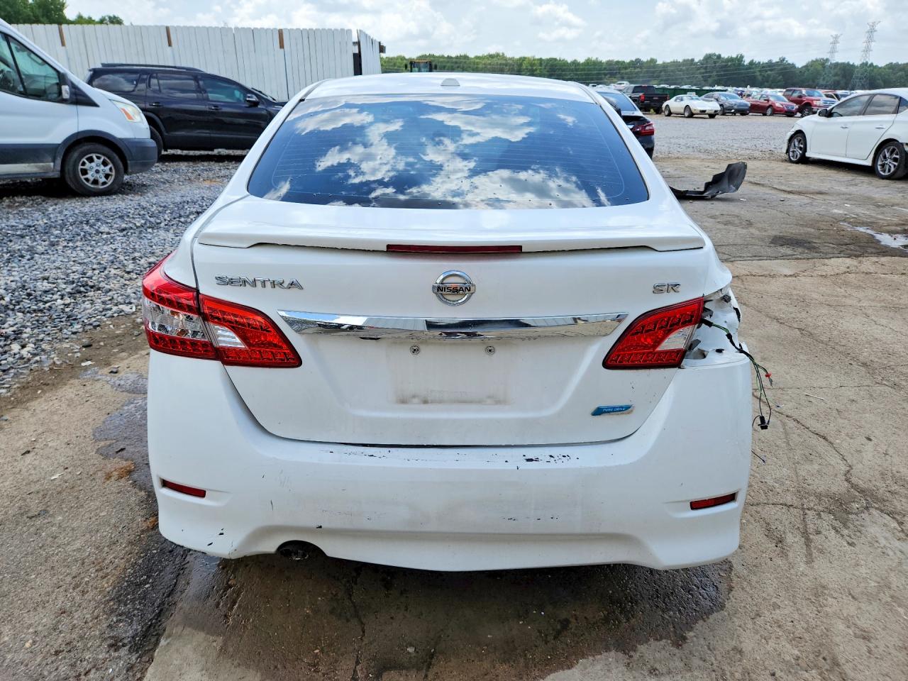 2013 Nissan Sentra S White vin: 3N1AB7AP0DL756149