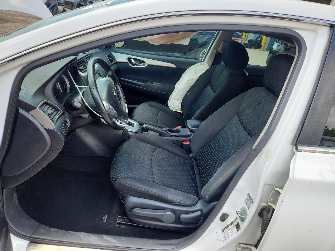 2013 Nissan Sentra S White vin: 3N1AB7AP0DL756149