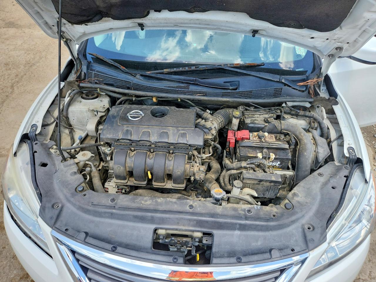 2013 Nissan Sentra S White vin: 3N1AB7AP0DL756149