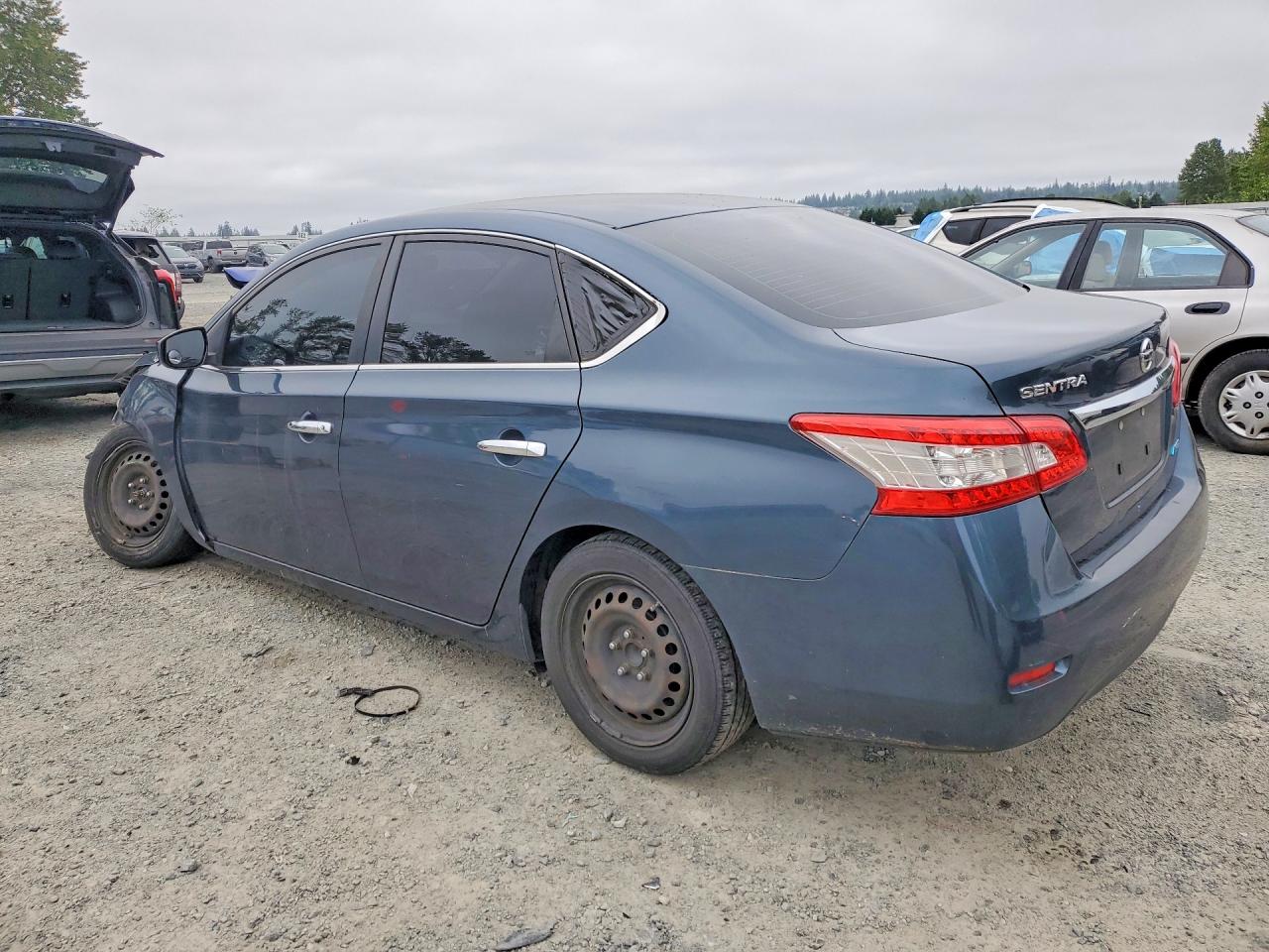 2013 Nissan Sentra S Teal vin: 3N1AB7AP0DL758855