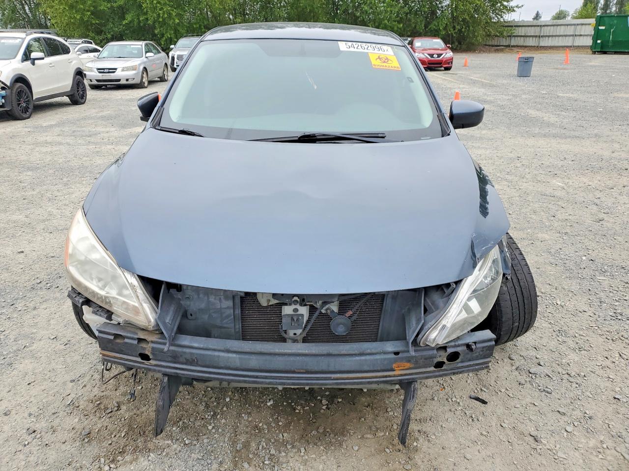 2013 Nissan Sentra S Teal vin: 3N1AB7AP0DL758855