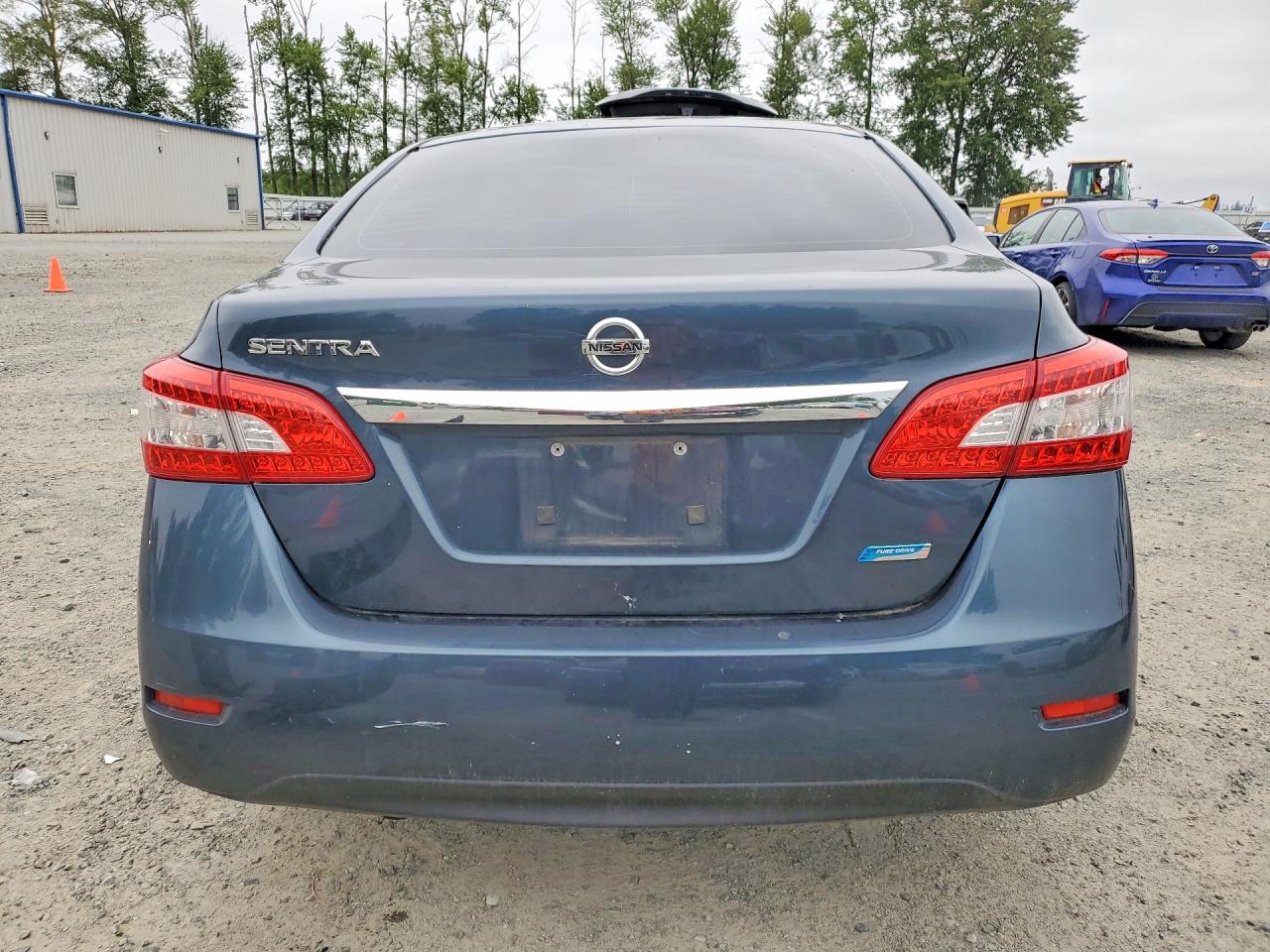 2013 Nissan Sentra S Teal vin: 3N1AB7AP0DL758855