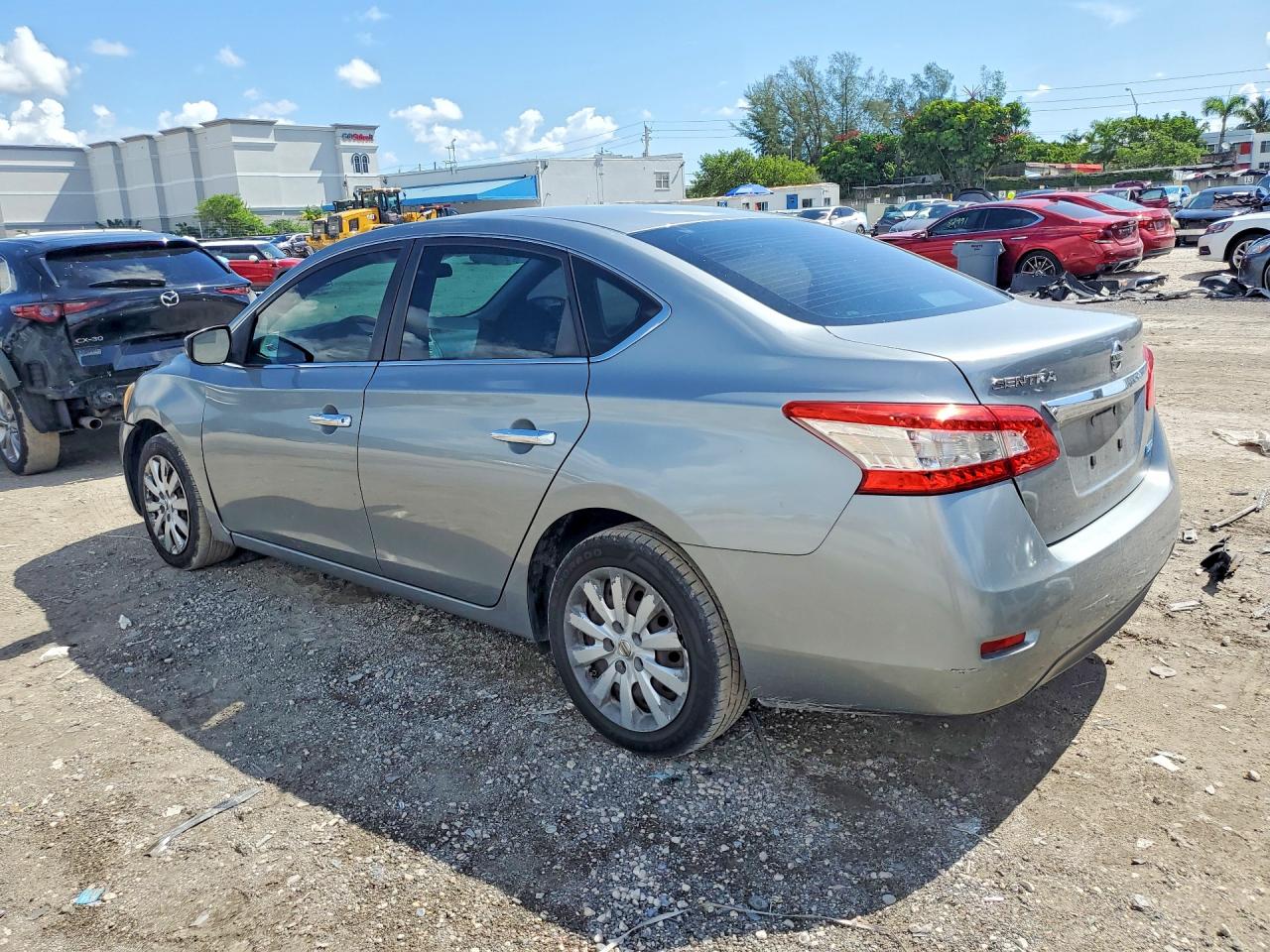2013 Nissan Sentra S Silver vin: 3N1AB7AP0DL759682