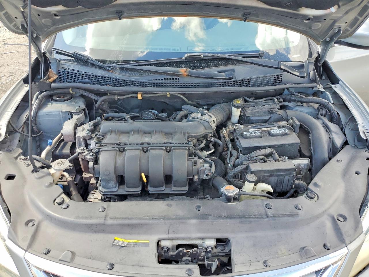 2013 Nissan Sentra S Silver vin: 3N1AB7AP0DL759682