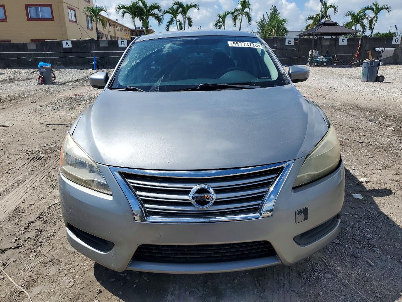 2013 Nissan Sentra S Silver vin: 3N1AB7AP0DL759682