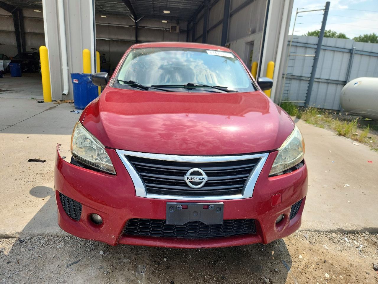 2013 Nissan Sentra S Red vin: 3N1AB7AP0DL761951
